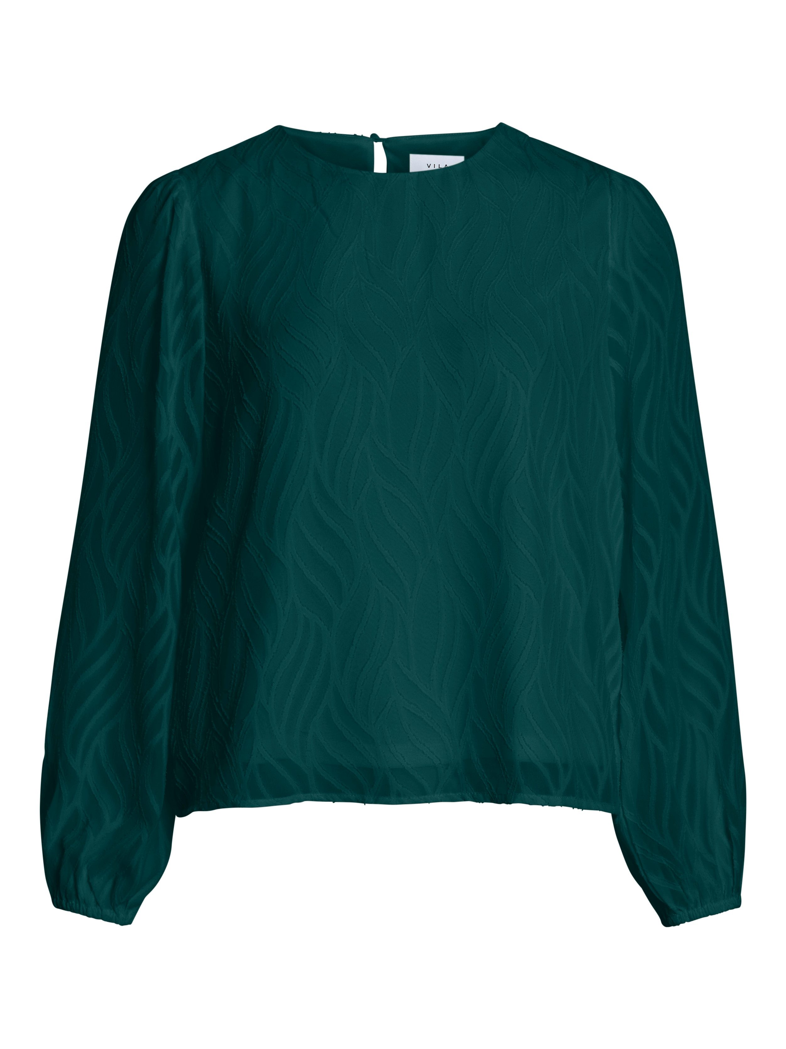 Vila Shirt VIMIKA O-NECK L/S TOP - NOOS