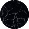 leonique vloerkleed juliet modern marmer design, woonkamer zwart