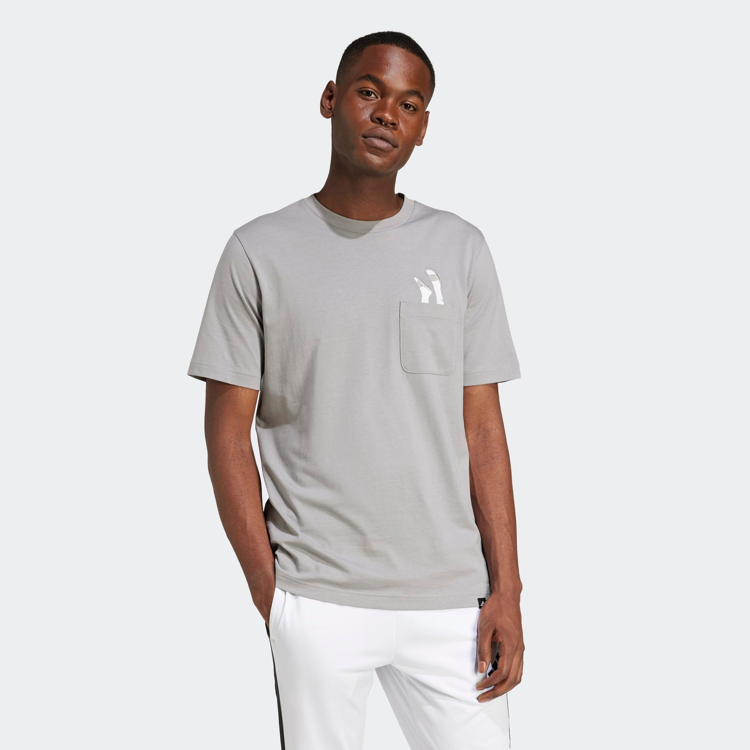 adidas Sportswear T-shirt M L SLIDE PKT T