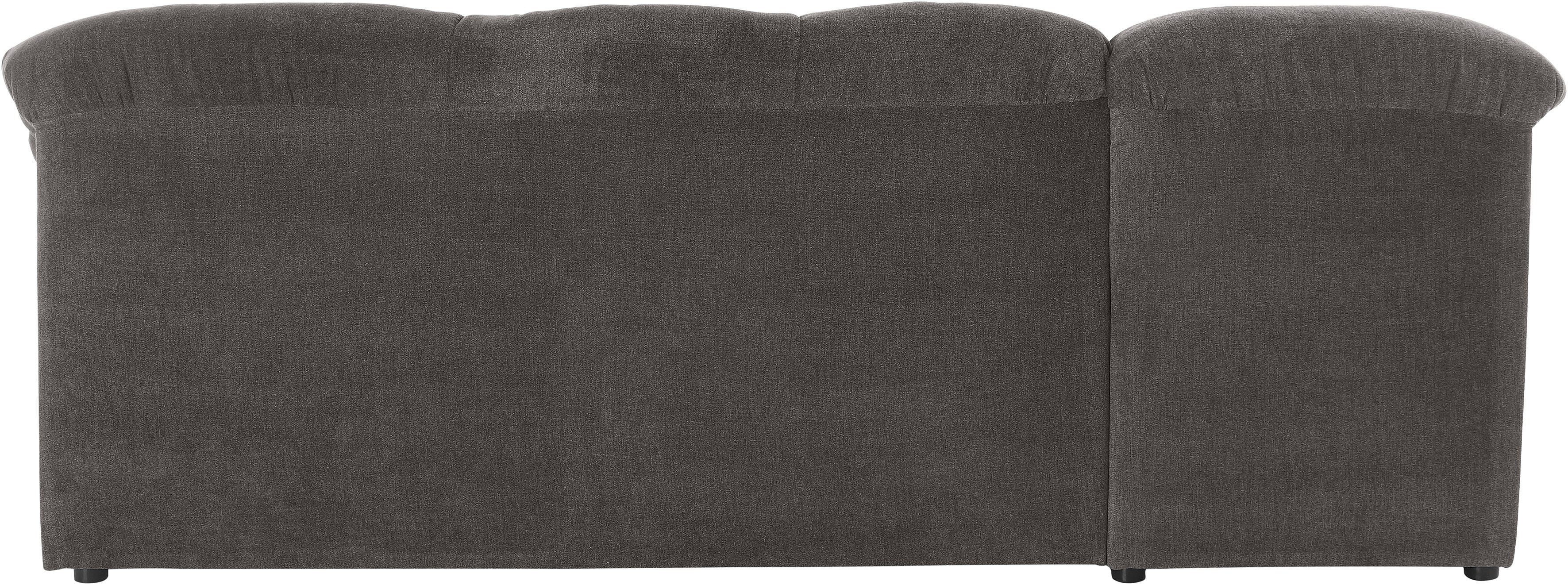 DOMO collection Hoekbank Pegnitz, elegante rugstiksels, comfortabel, L-vorm
