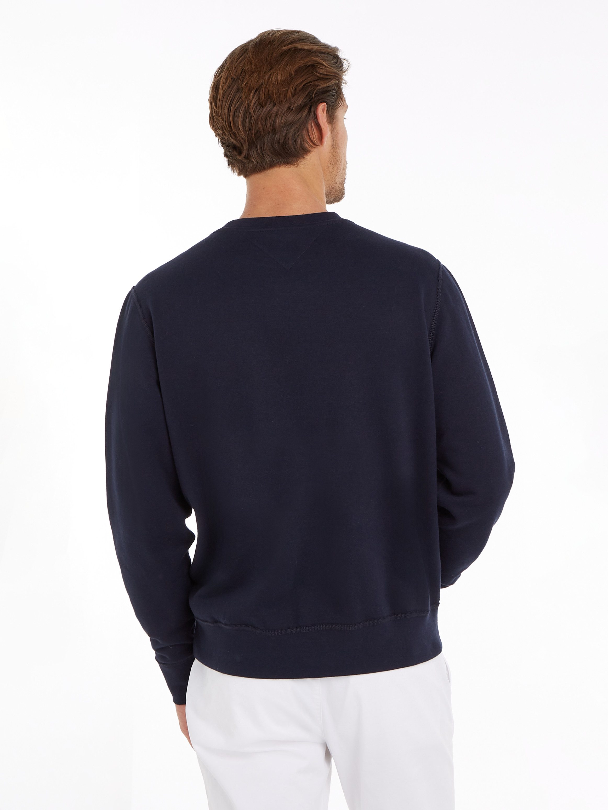 Tommy Hilfiger Sweatshirt ESSENTIAL FLEECE CREWNECK met tommy hilfiger logoborduursel
