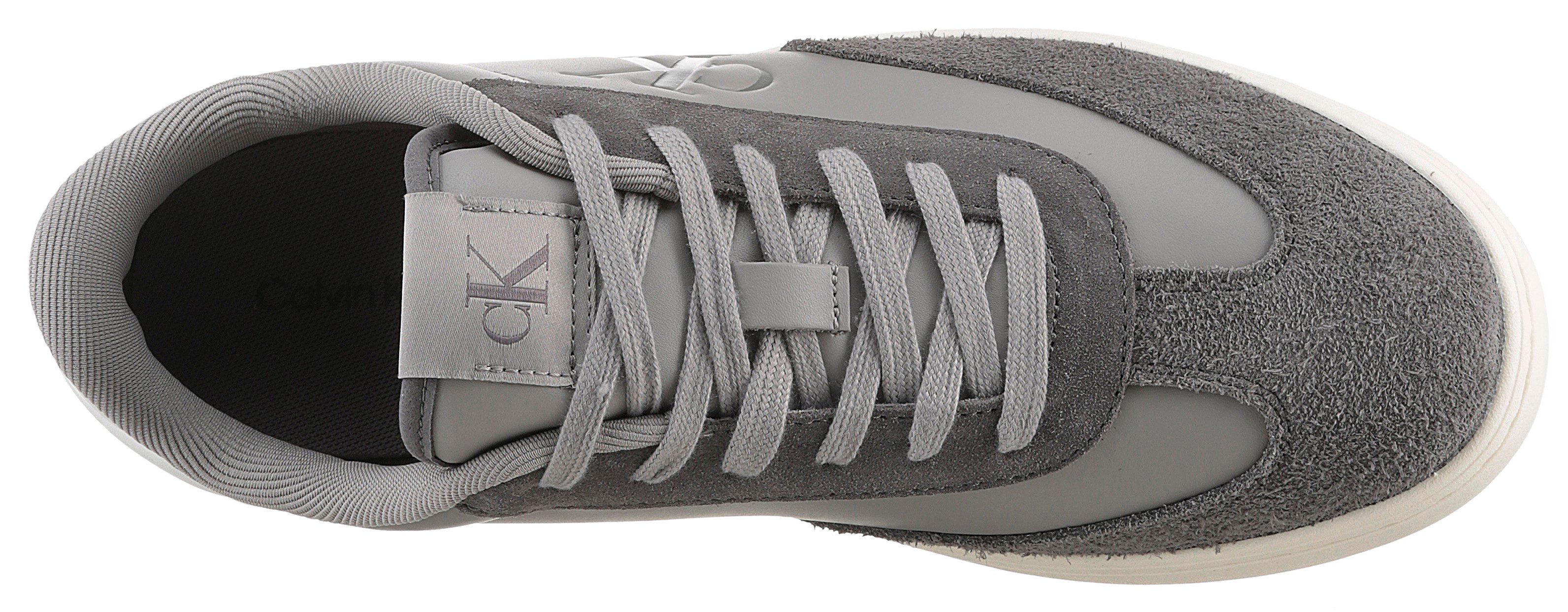 Calvin Klein Sneakers CLASSIC CUPLOW LACEUP LTH FAD basket sneakers, veterschoen, vrijetijdsschoen met zachte schaprand