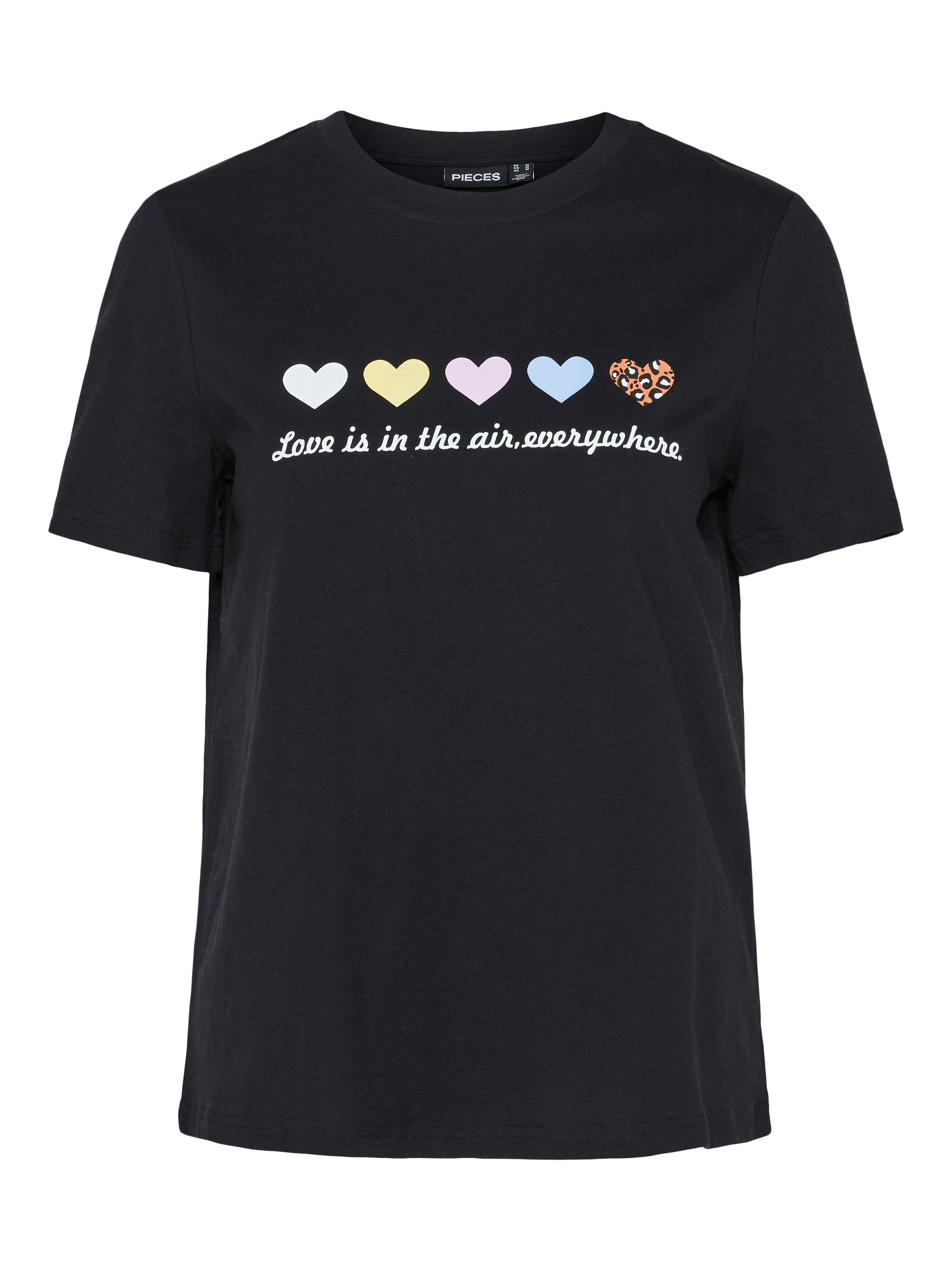 pieces Shirt met korte mouwen PCMARIA SS O-NECK TEE BC MM JRS