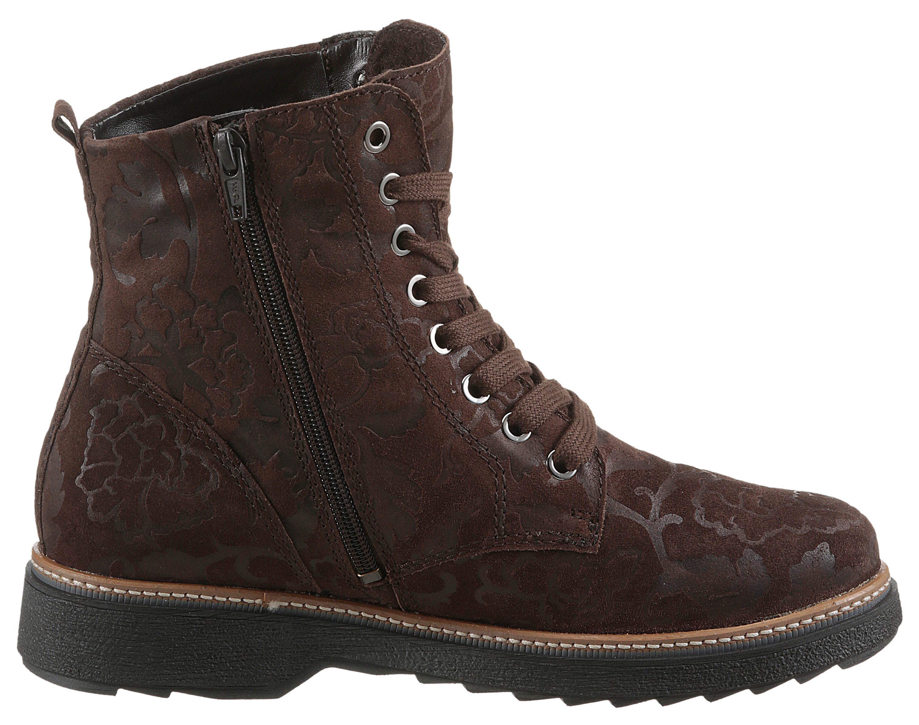 Waldläufer Veterlaarsjes KITOMI Veterboots, winterlaarzen, comfortabele schoen in extra brede schoenwijdte K