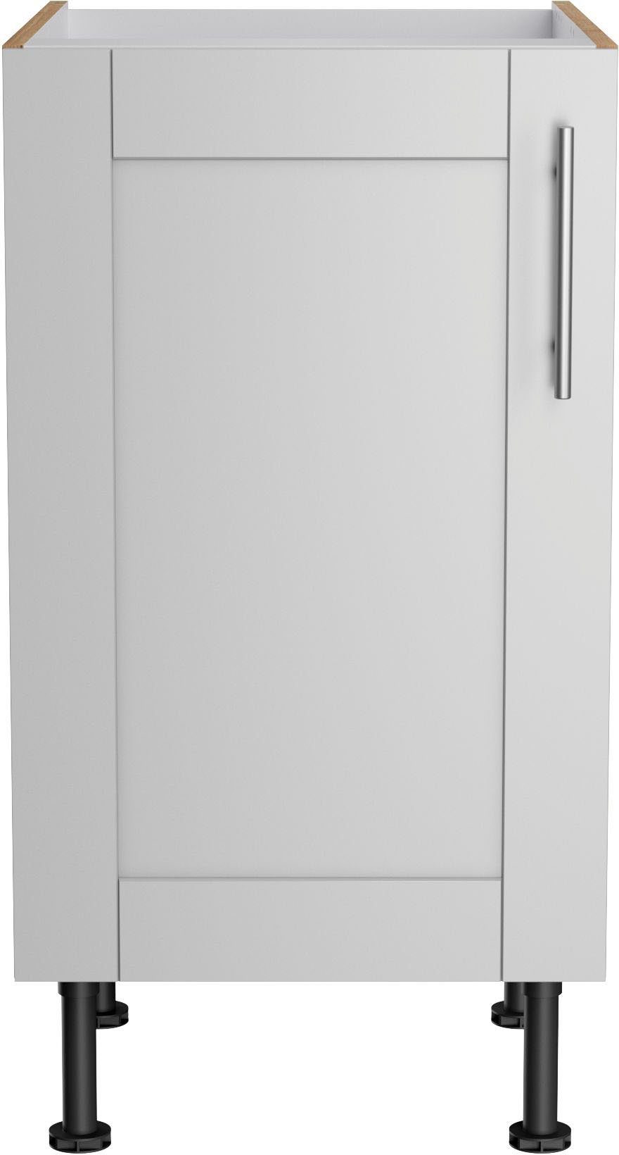 OPTIFIT Gootsteenkast Ahus Breedte 35 cm gootsteenkasten grijs