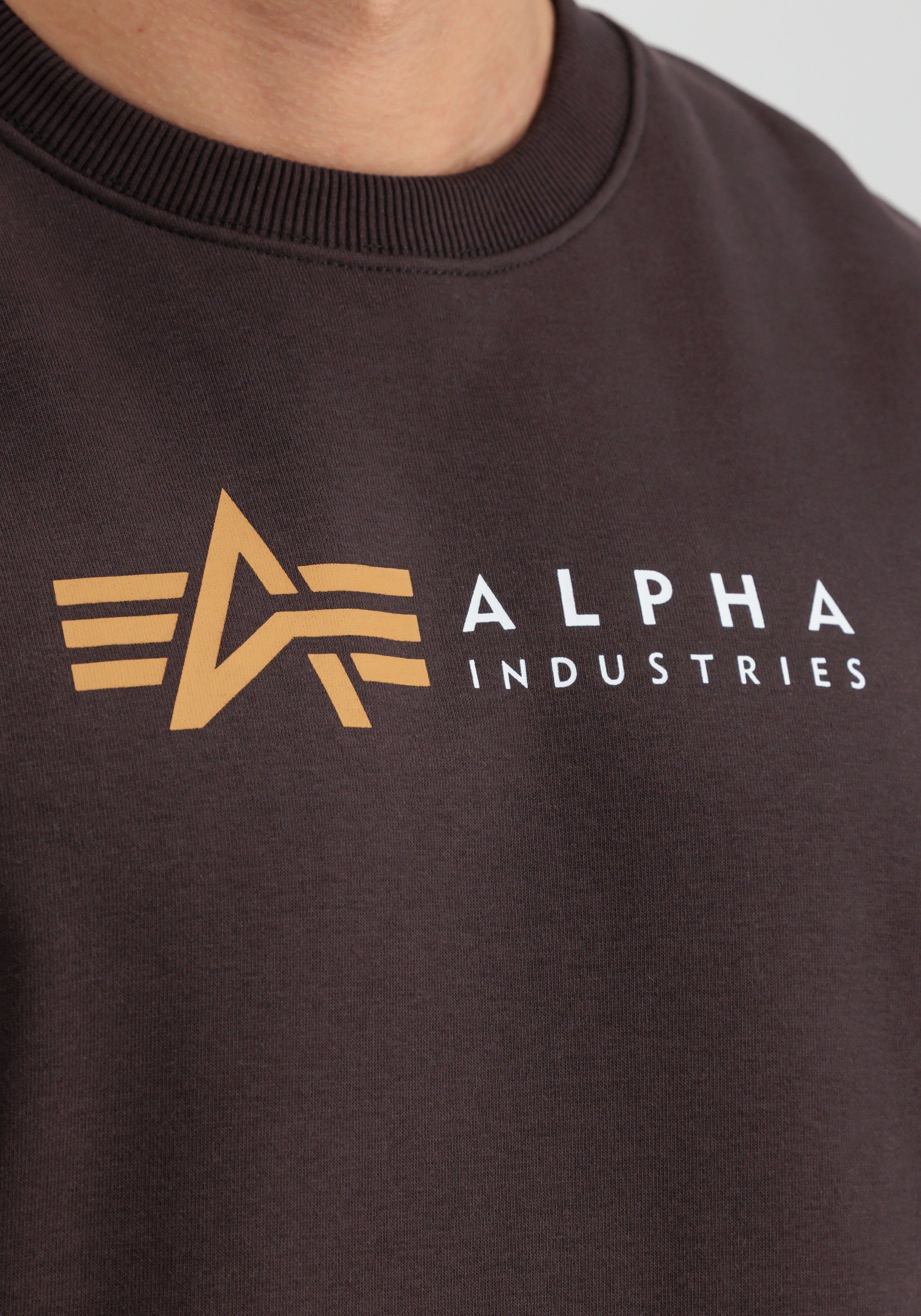 Alpha Industries Sweater Men Sweatshirts Alpha Label Sweater