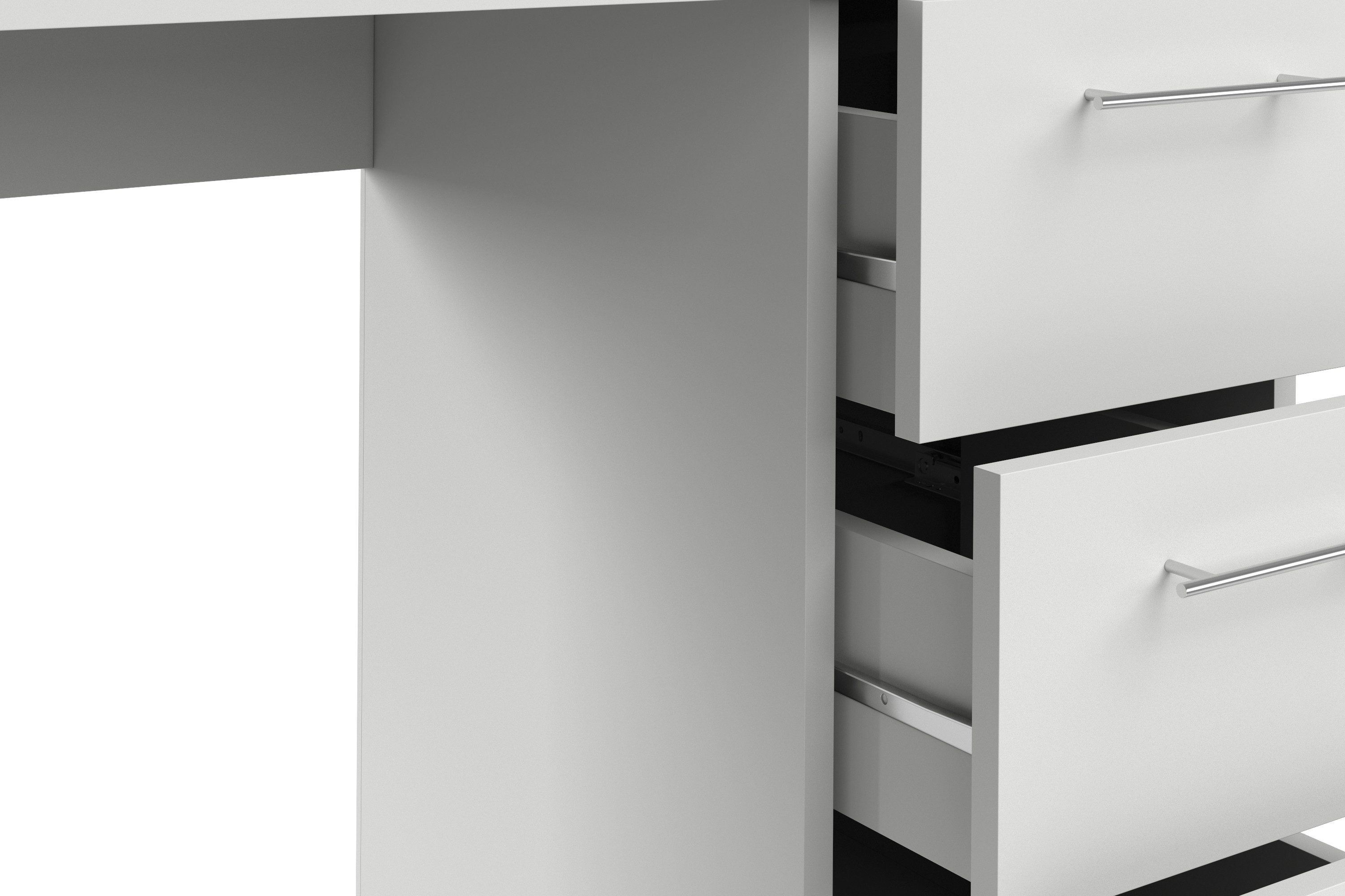 VOGL Möbelfabrik Bureau Tobi, optioneel met toetsenborduitrekking, met 3 lades, breedte 115 cm, made in germany