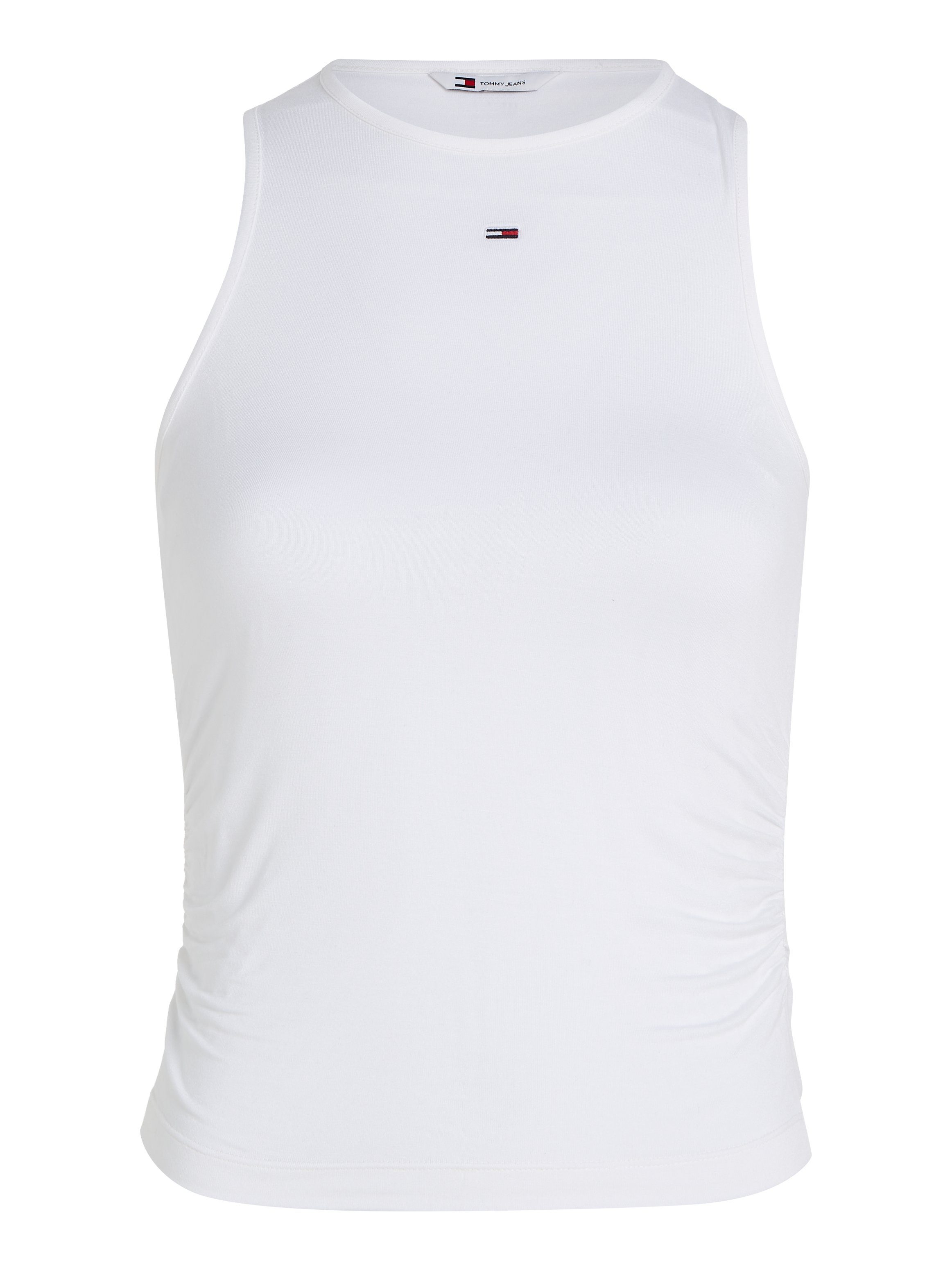 TOMMY JEANS Tanktop TJW SLIM GATHERING TANK TOP (ESSENTIAL Regular Flag Logo TJ Women)