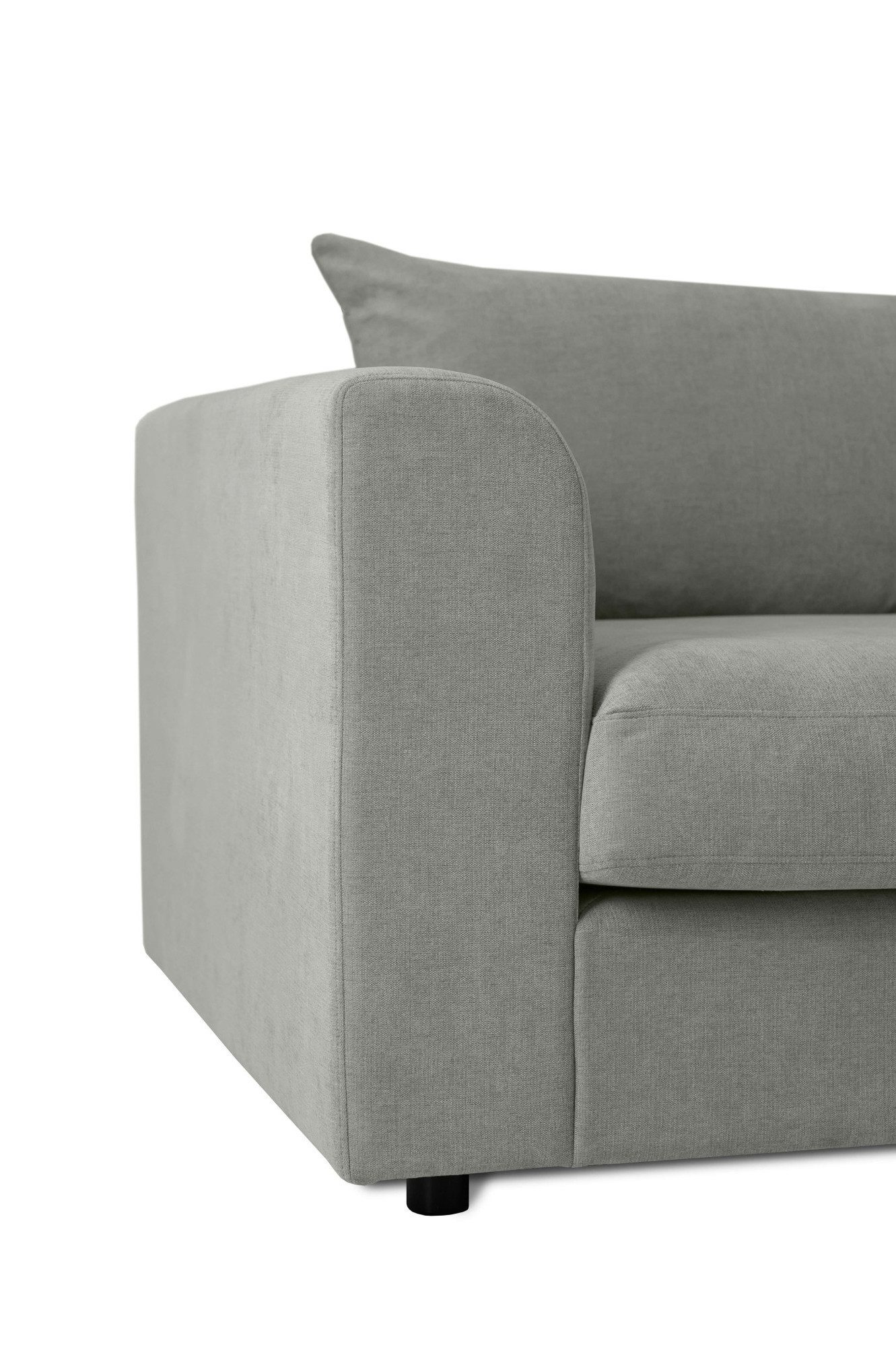 LeGer Home by Lena Gercke Hoekbank Avelina Breedte 297 cm, in cord- en chenille-stof, rugkussen met veren (2-delig)