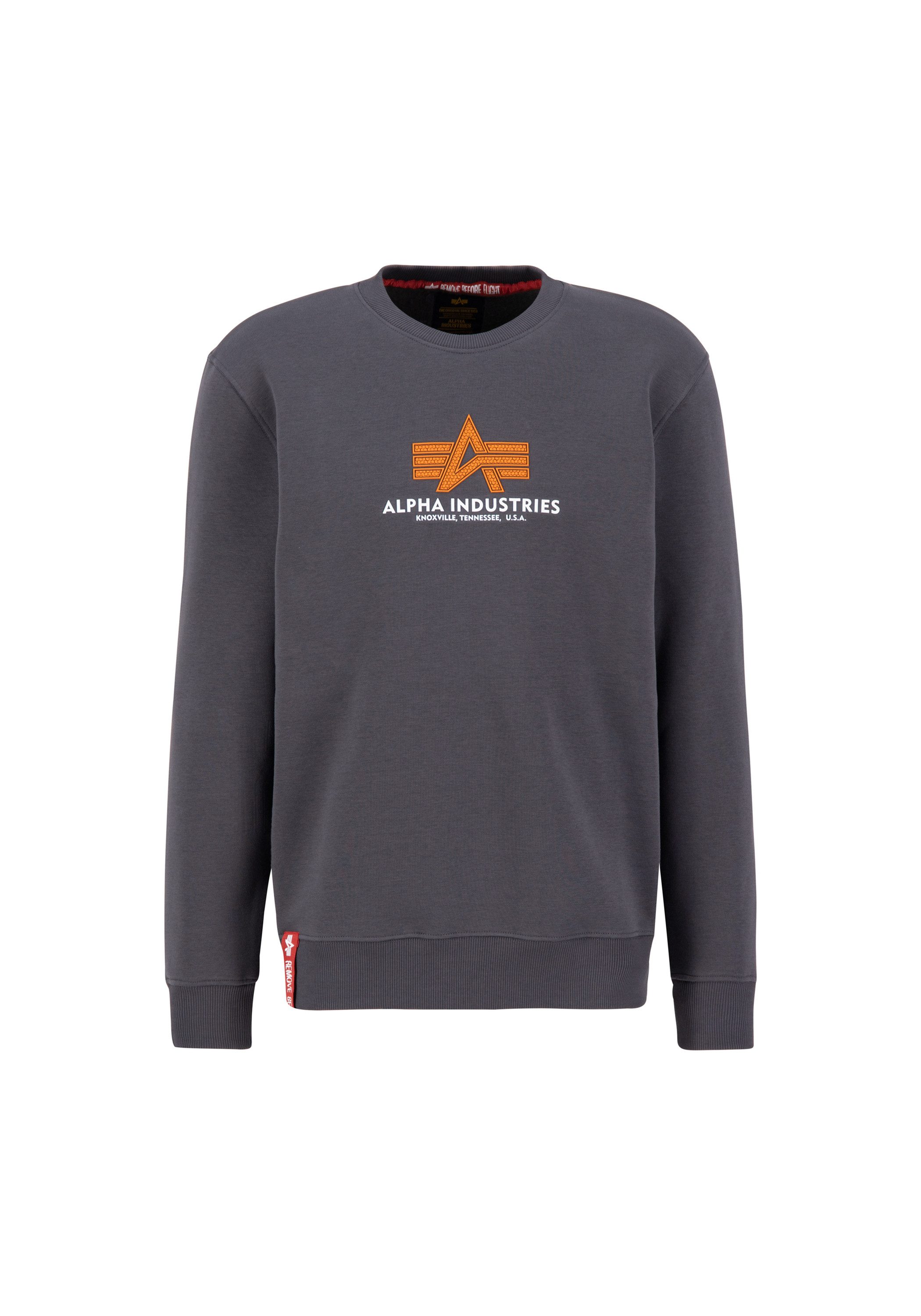 Alpha Industries Sweater Alpha Industries Men - Sweatshirts Basic Sweater Rubber heren sweaters maat 3XL grijs