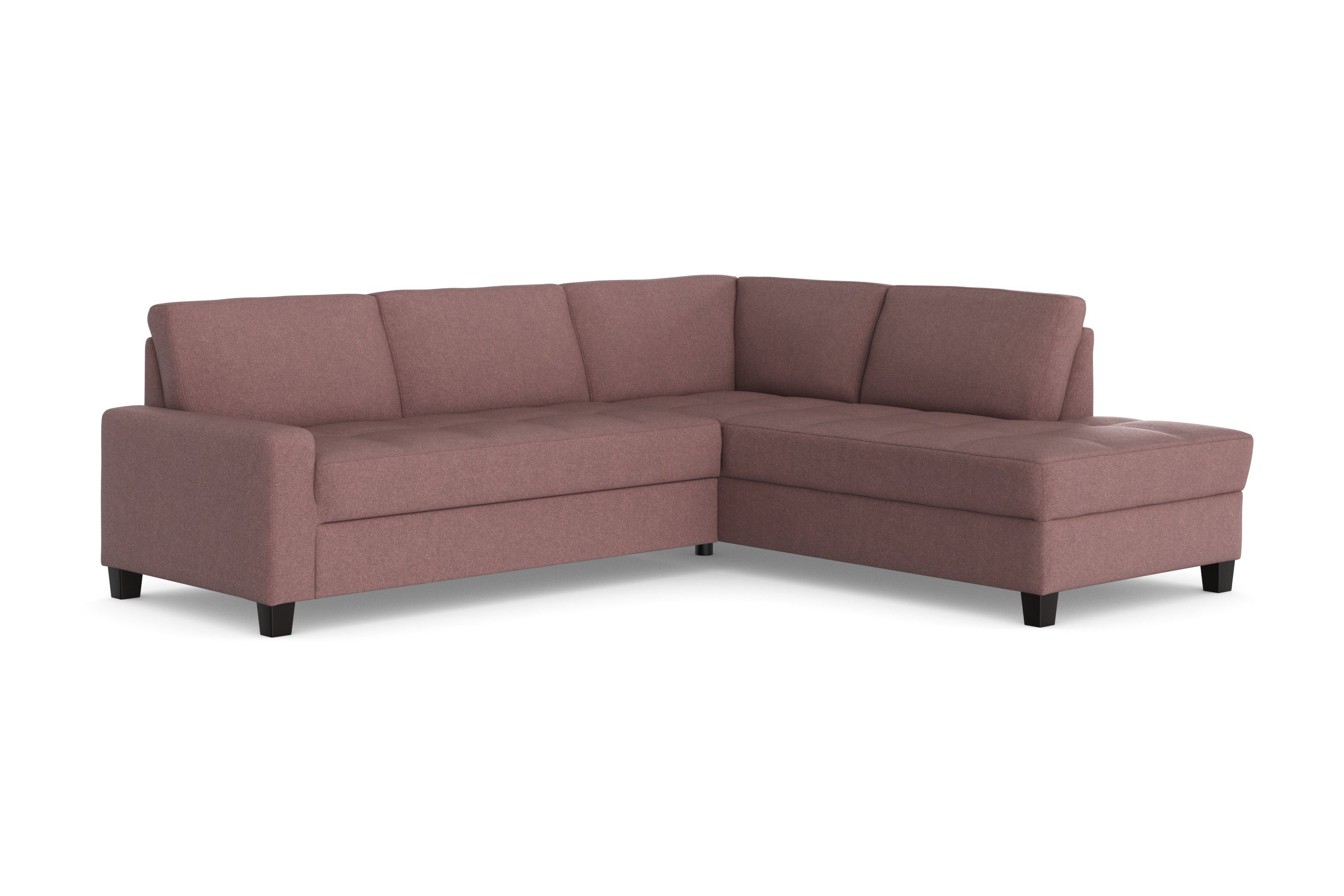 DOMO collection Hoekbank Florentina tijdloos en elegant, zitnaden als designelement, L-vorm