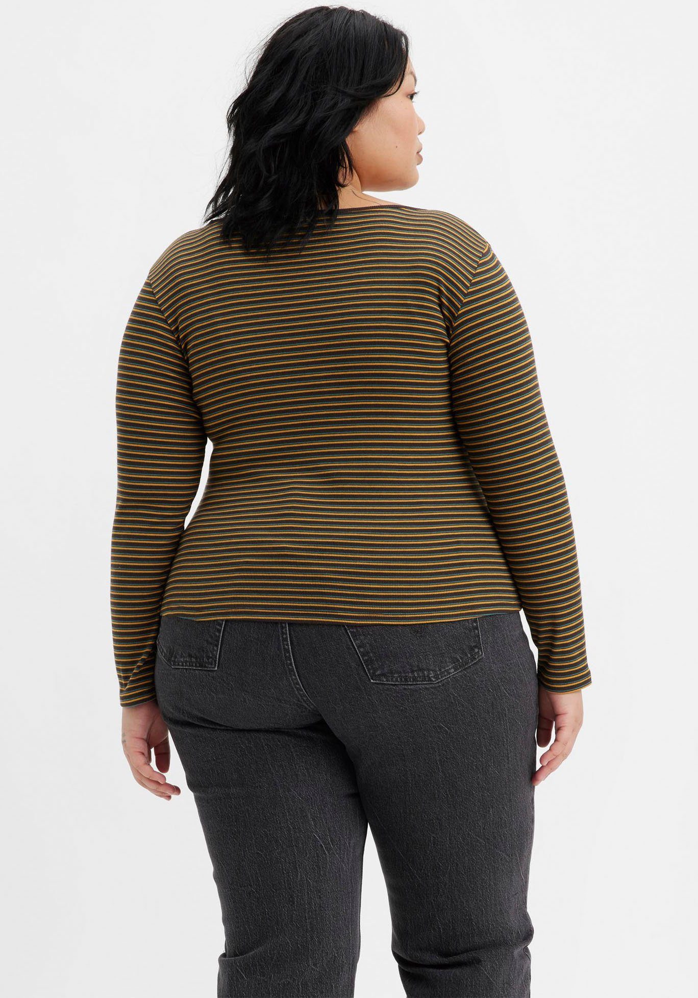 Levi's® Plus Shirt met lange mouwen HONEY LS BLACKS