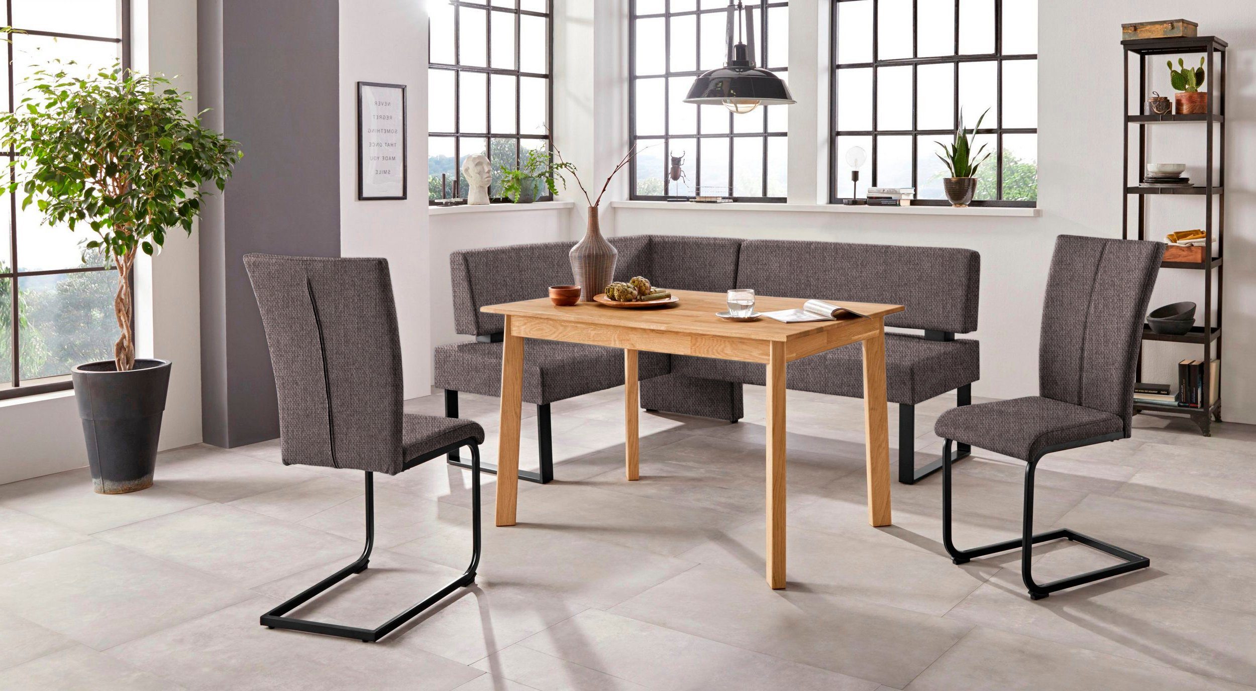 Home affaire Vrijdragende stoel Oliver Stoel belastbaar tot 120 kg (set, 2 stuks)
