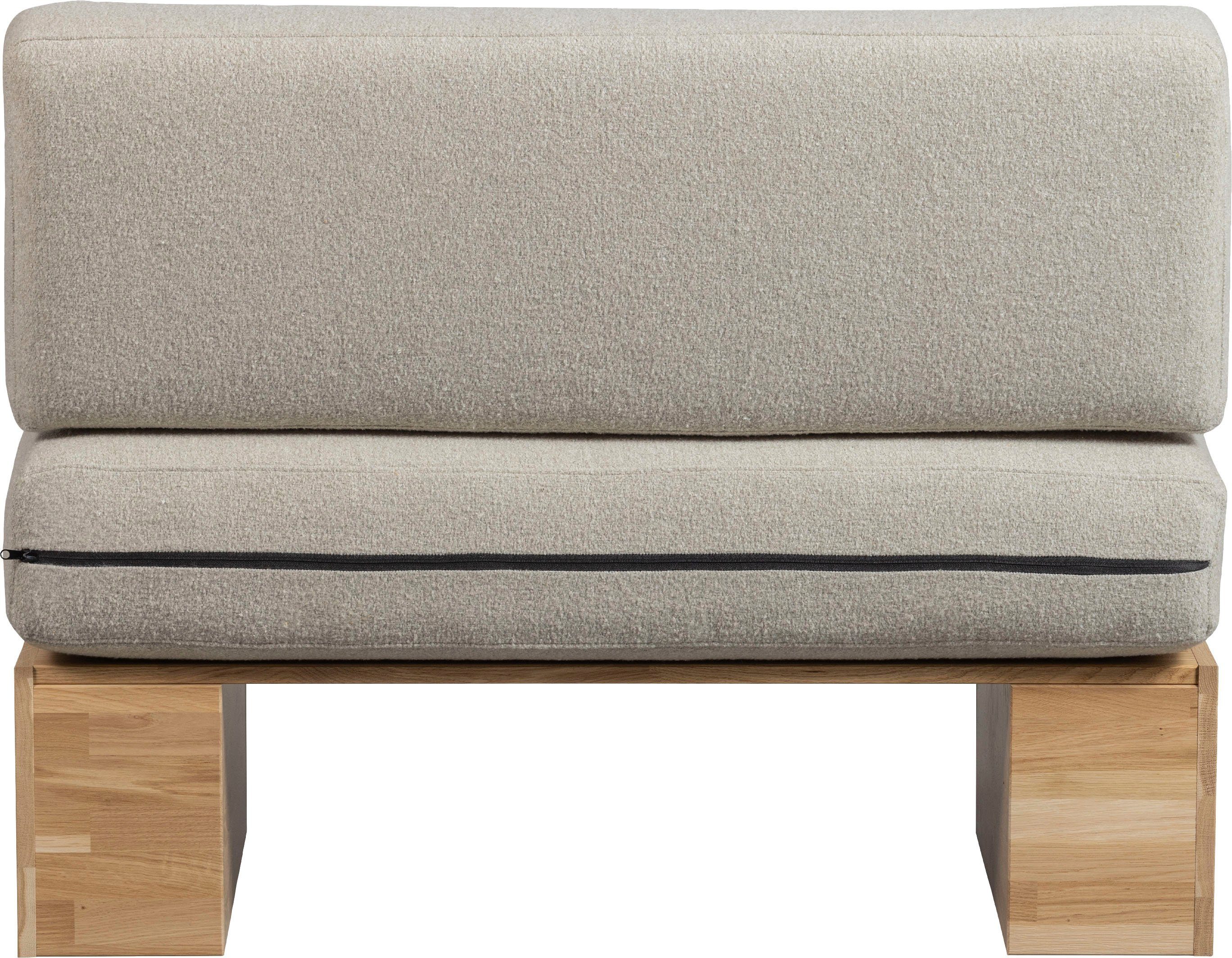 WOOOD Eetbank Dine Bank, met comfortabele zitkussens, breedte 200 cm