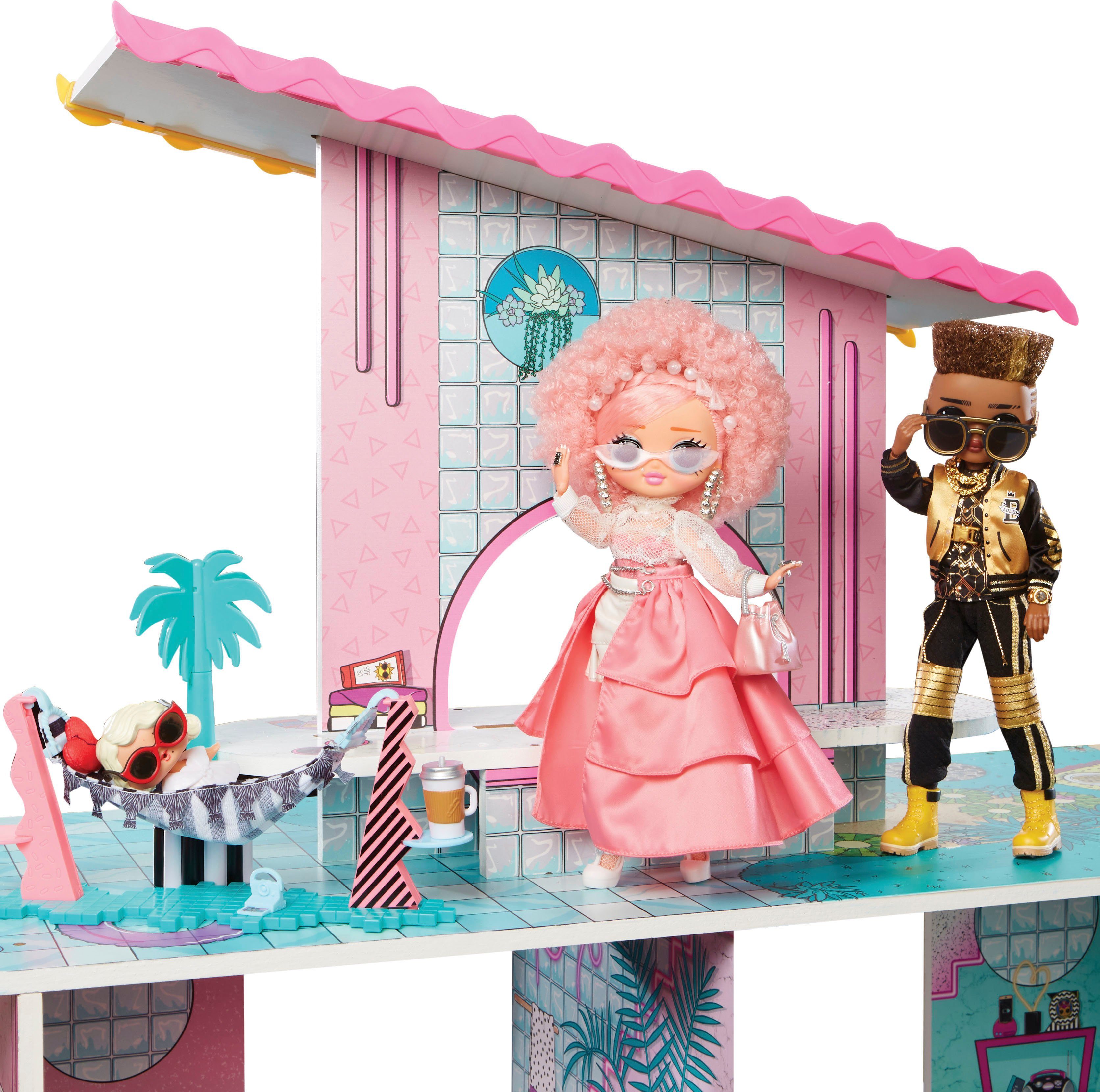 L.O.L. SURPRISE! Poppenhuis L.O.L. Surprise Fashion House inclusief meubelen en accessoires