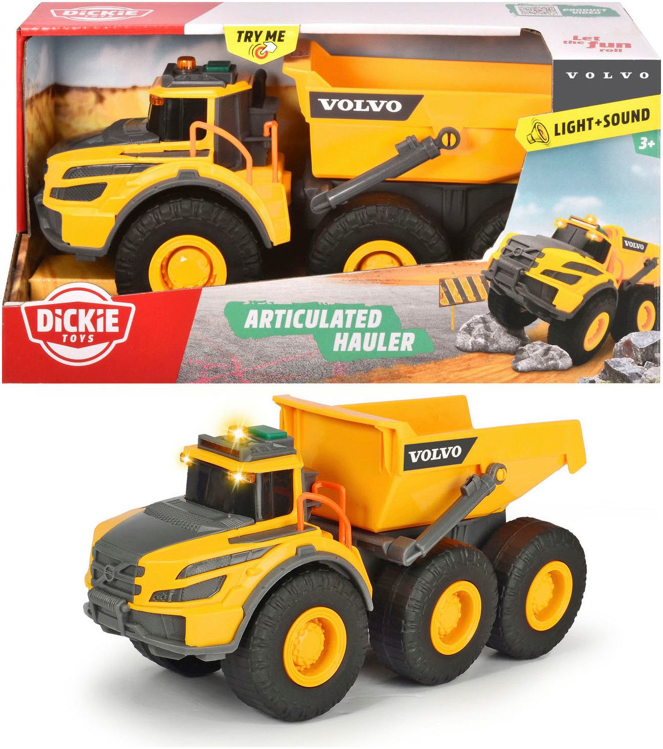 Dickie Toys Speelgoed-kiepwagen Volvo Articulated Hauler