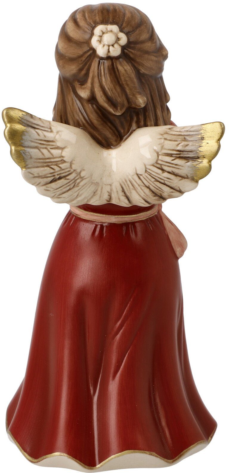 Goebel Engelfiguur Hemelboodschappers, kerstversiering rood