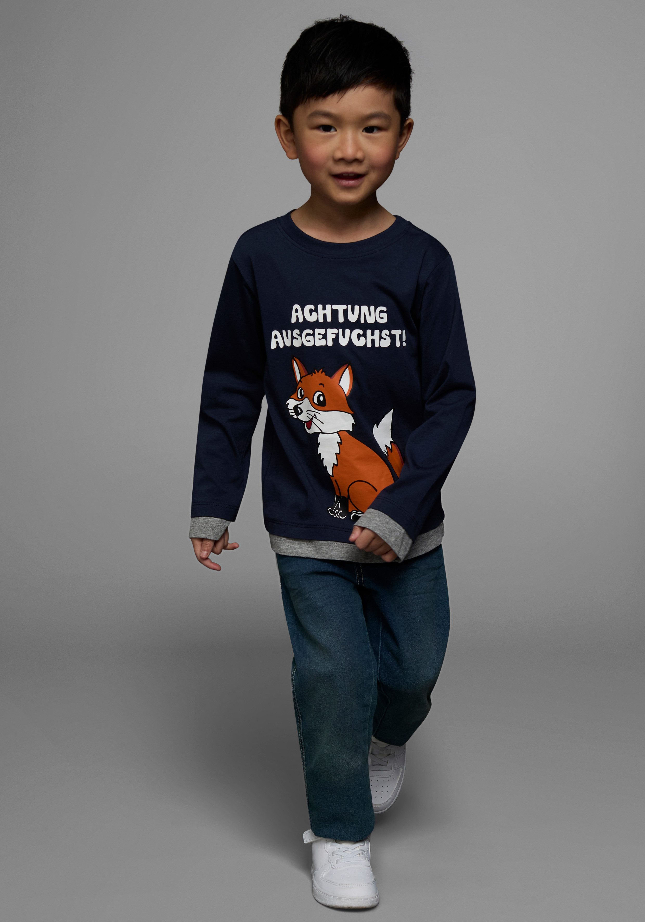 KIDSWORLD Shirt met lange mouwen Let op knutselwerk