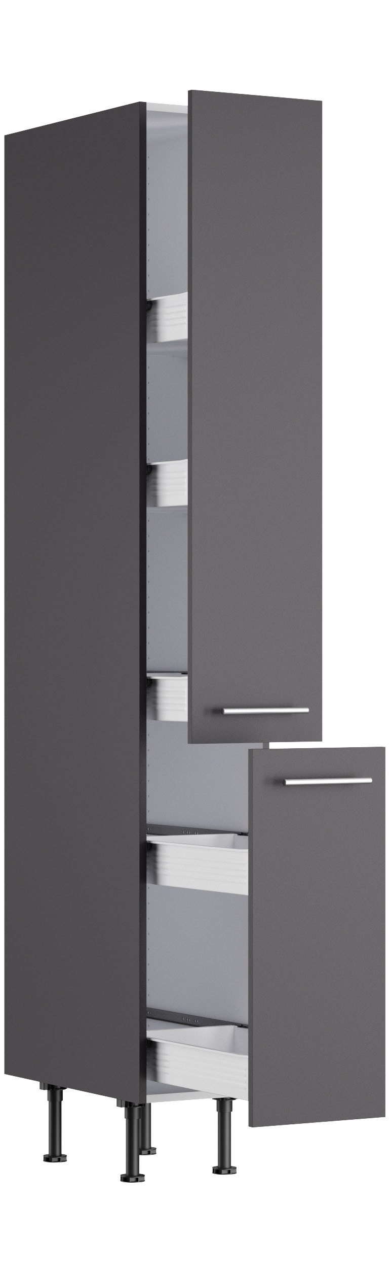 OPTIFIT Apothekerskast KS-Bern2 Breedte 30 cm, hoogte 211,8 cm, 2 uittrekken (hoogte 124,4 /70 cm)