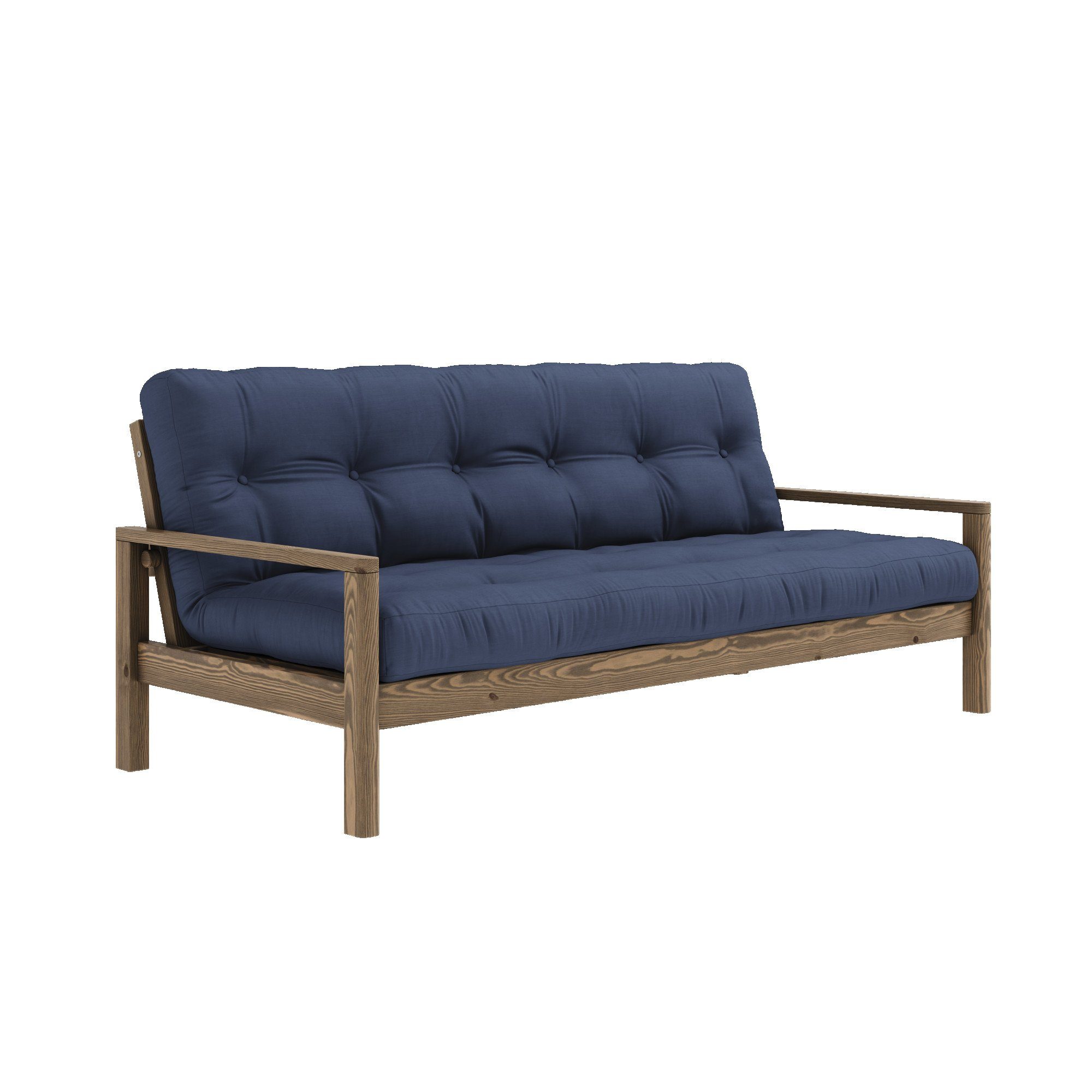 Karup Slaapbank Knob met futonmatras, verschillende kleuren, fsc®-gecertificeerd, dennenhout