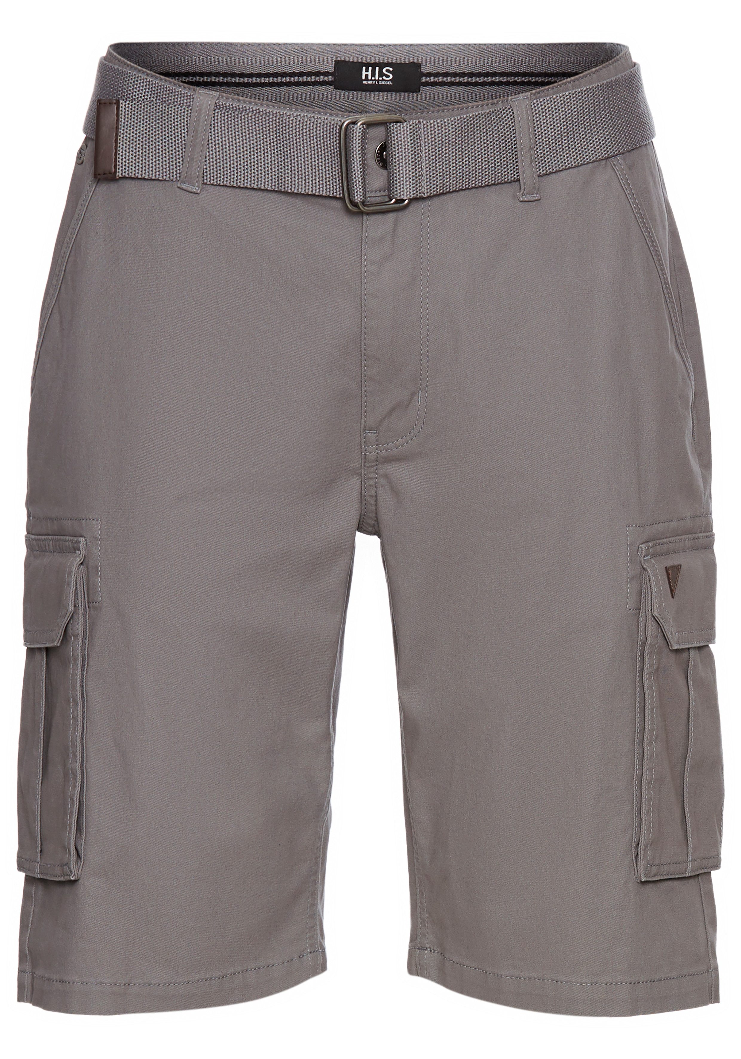 H.I.S Bermuda (set, 2-delig, Met een afneembare riem)