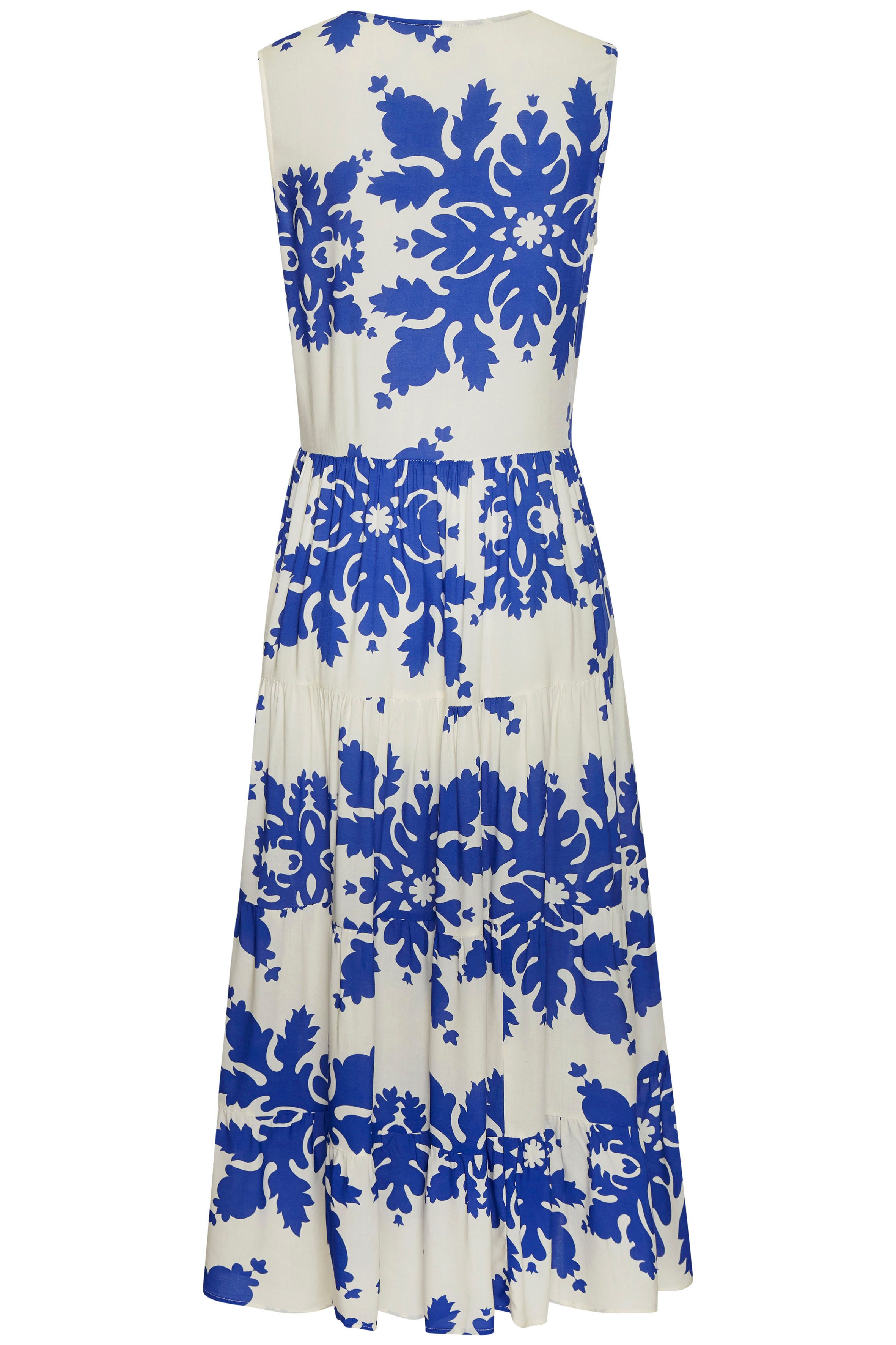 Vivance Maxi-jurk met volants, zomerjurk