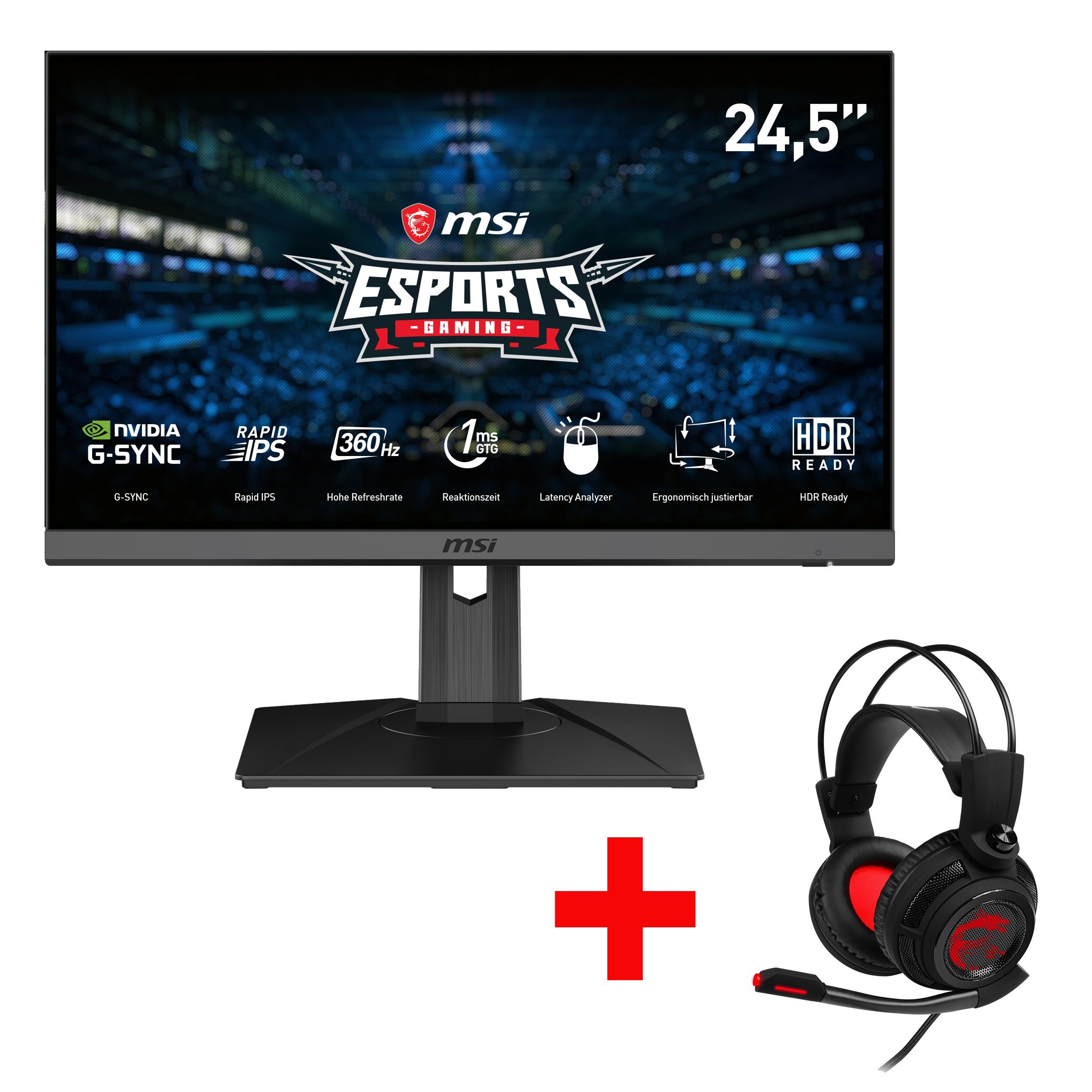 MSI Gaming-monitor Oculux NXG253R E-Sports