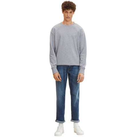 Tom Tailor 5-pocket jeans Marvin Straight met kleine logoprint