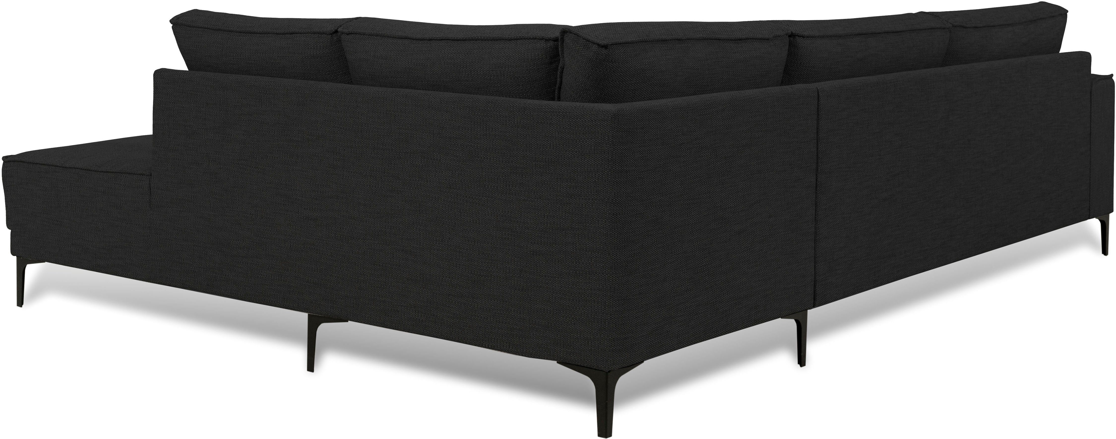 Places of Style Hoekbank Oland, structuur, platweefsel, luxe microvezel, bouclé