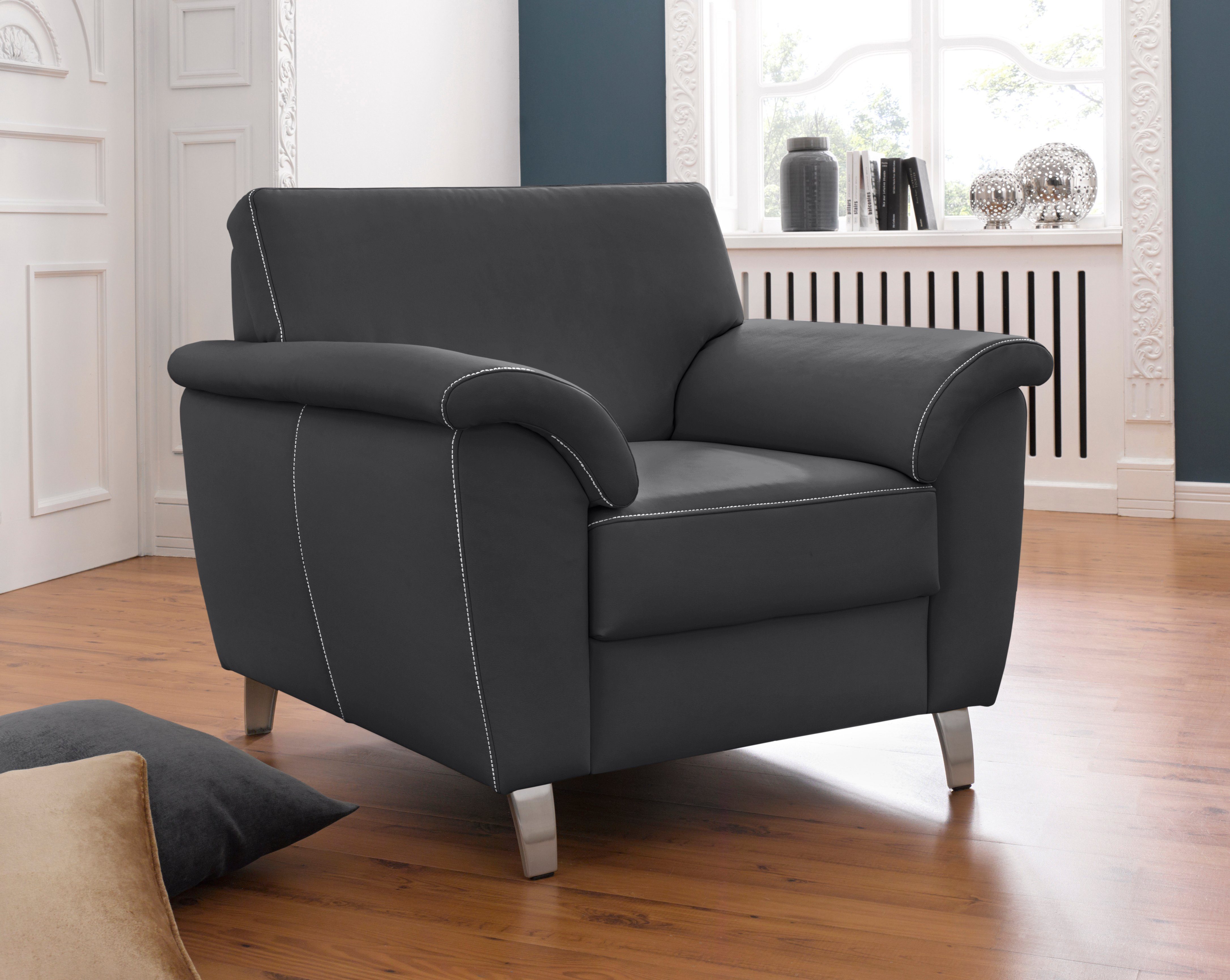 sit&more Fauteuil Texel inclusief binnenvering fauteuils zwart