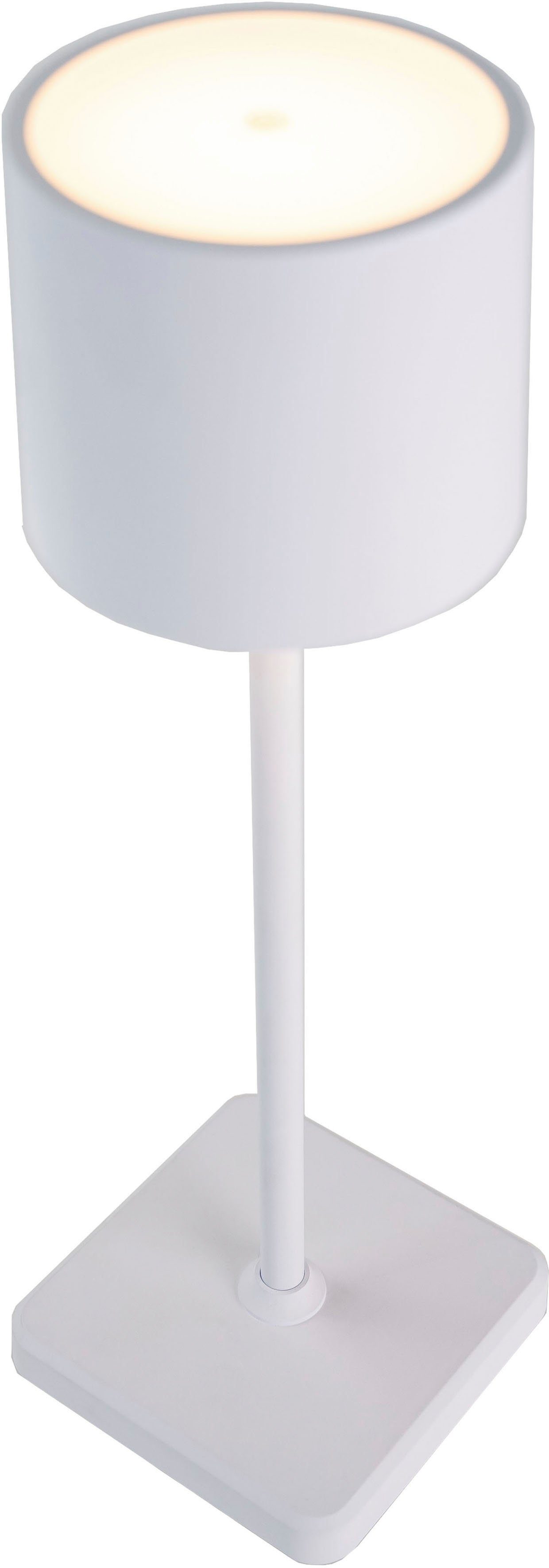 my home Led-tafellamp Lenn mobiele-accu-tafellamp CCT-kleurtemperatuurregeling aanraakfunctie IP54 traploos dimbaar (1 stuk)