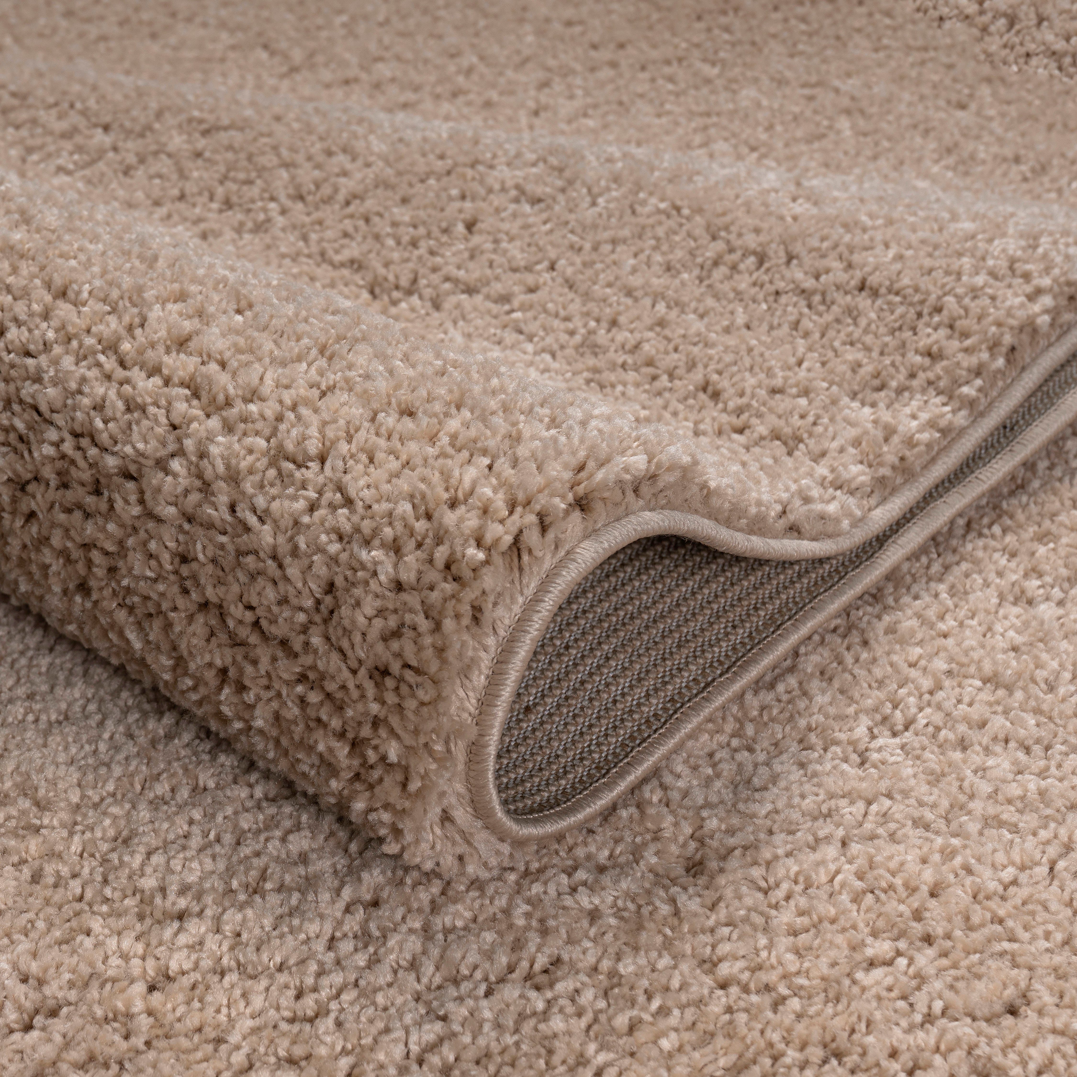 Bruno Banani Hoogpolig vloerkleed Shaggy Soft geweven, uni kleuren, bijzonder zacht en knuffelig, klantenfavoriet