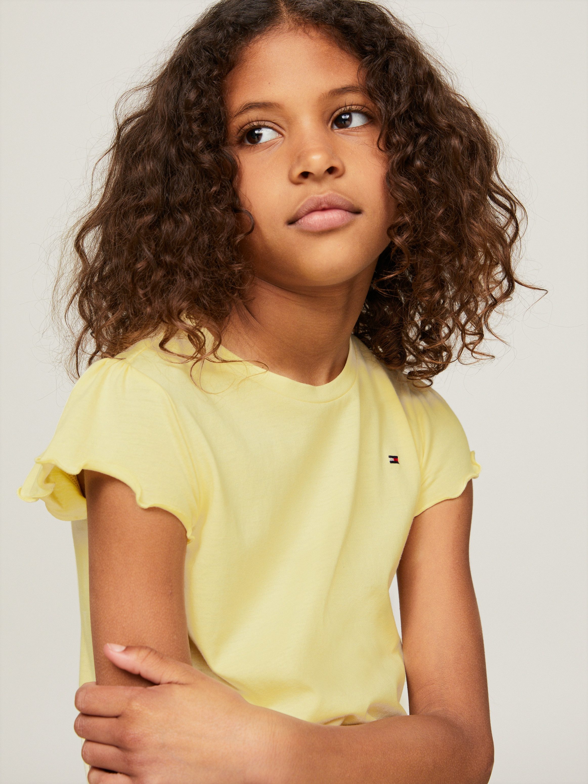Tommy Hilfiger T-shirt ESSENTIAL RUFFLE SLEEVE TOP