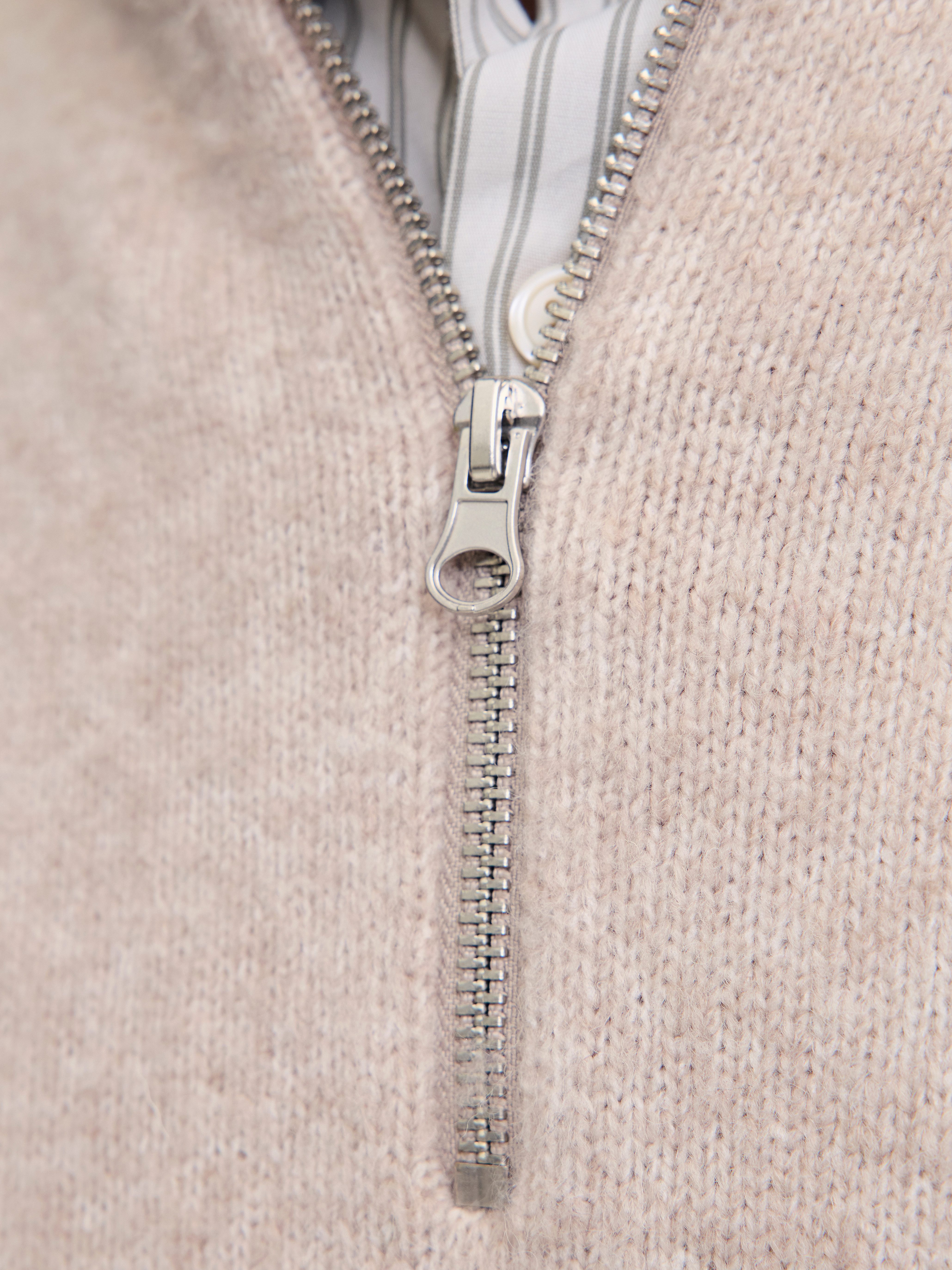 Jack & Jones Schipperstrui JJESOHO OLLIE KNIT HALF ZIP SN