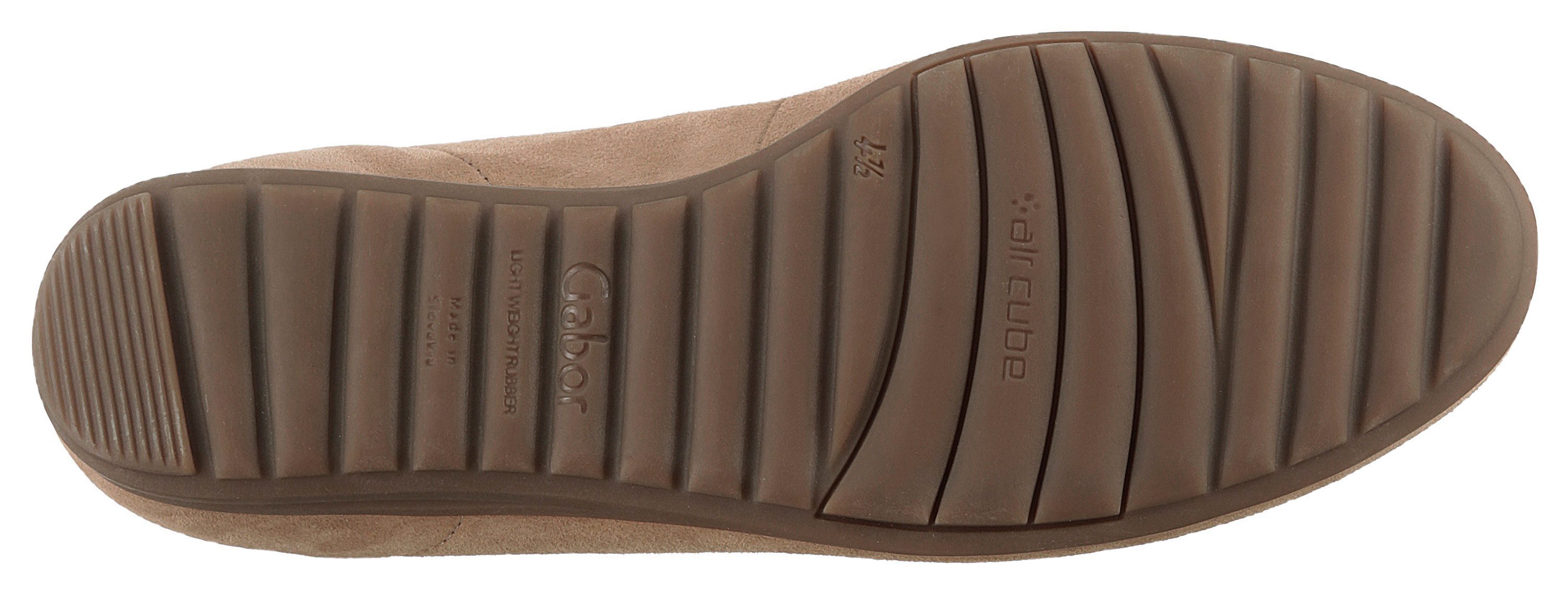 Gabor Ballerina's Florence , comfort schoen, zakelijke schoen, elastische afwerking, comfortbreedte g (= breed)