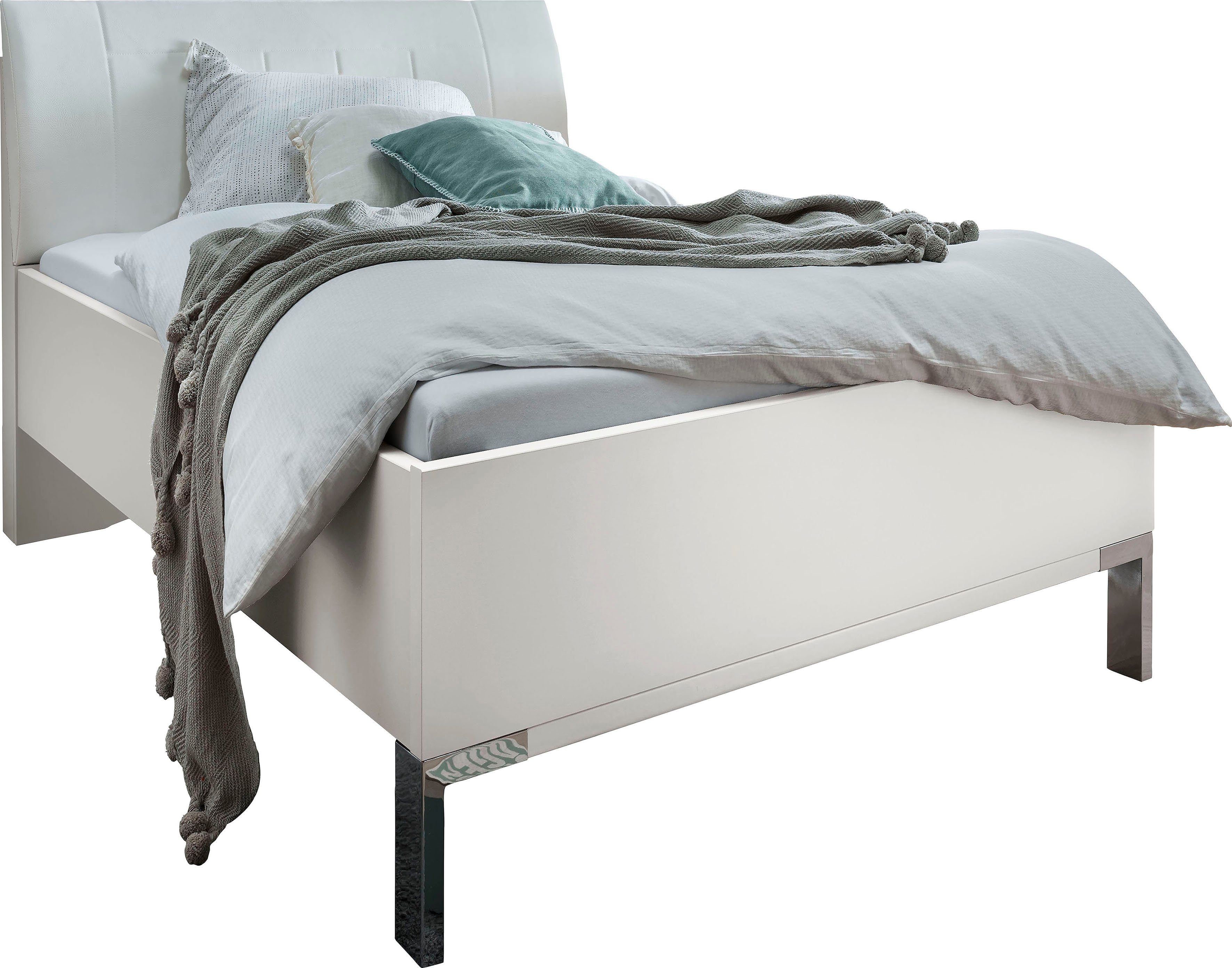 WIEMANN futonbed Monaco met bekleed hoofdbord