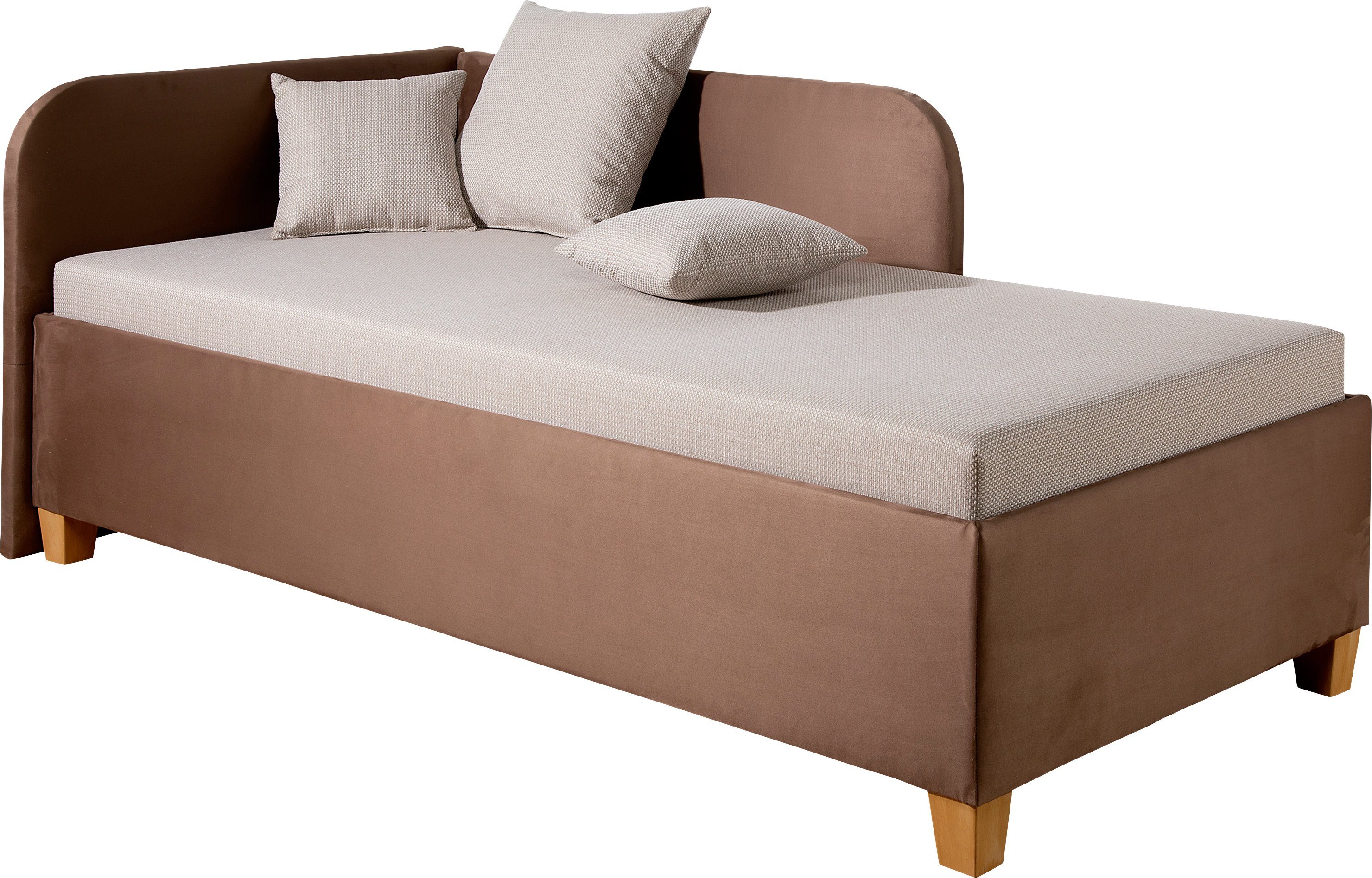 Maintal Bed Aolana met bedkist, in 2 breedten, binnenvering- of bonell-matras ter keuze