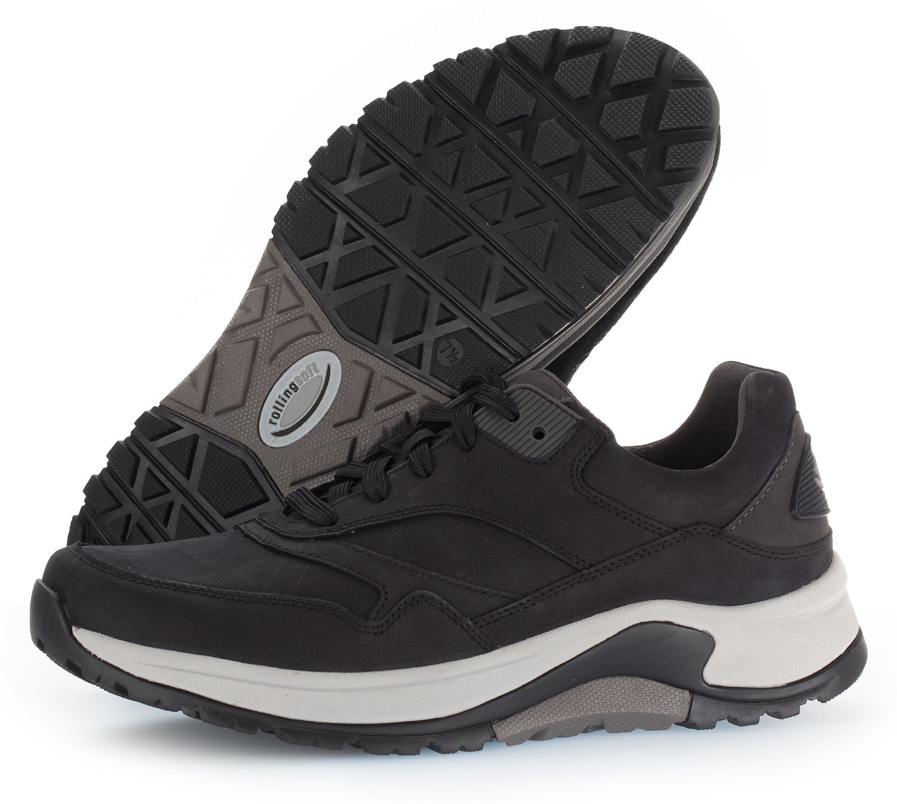 Gabor Rollingsoft Sneakers in comfortabele breedte g (= breed), vrijetijdsschoen, lage schoen, veterschoen