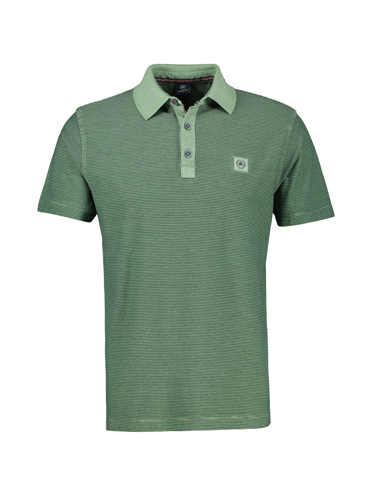 Lerros Poloshirt LERROS heren poloshirt, gestreept heren t-shirts maat M groen