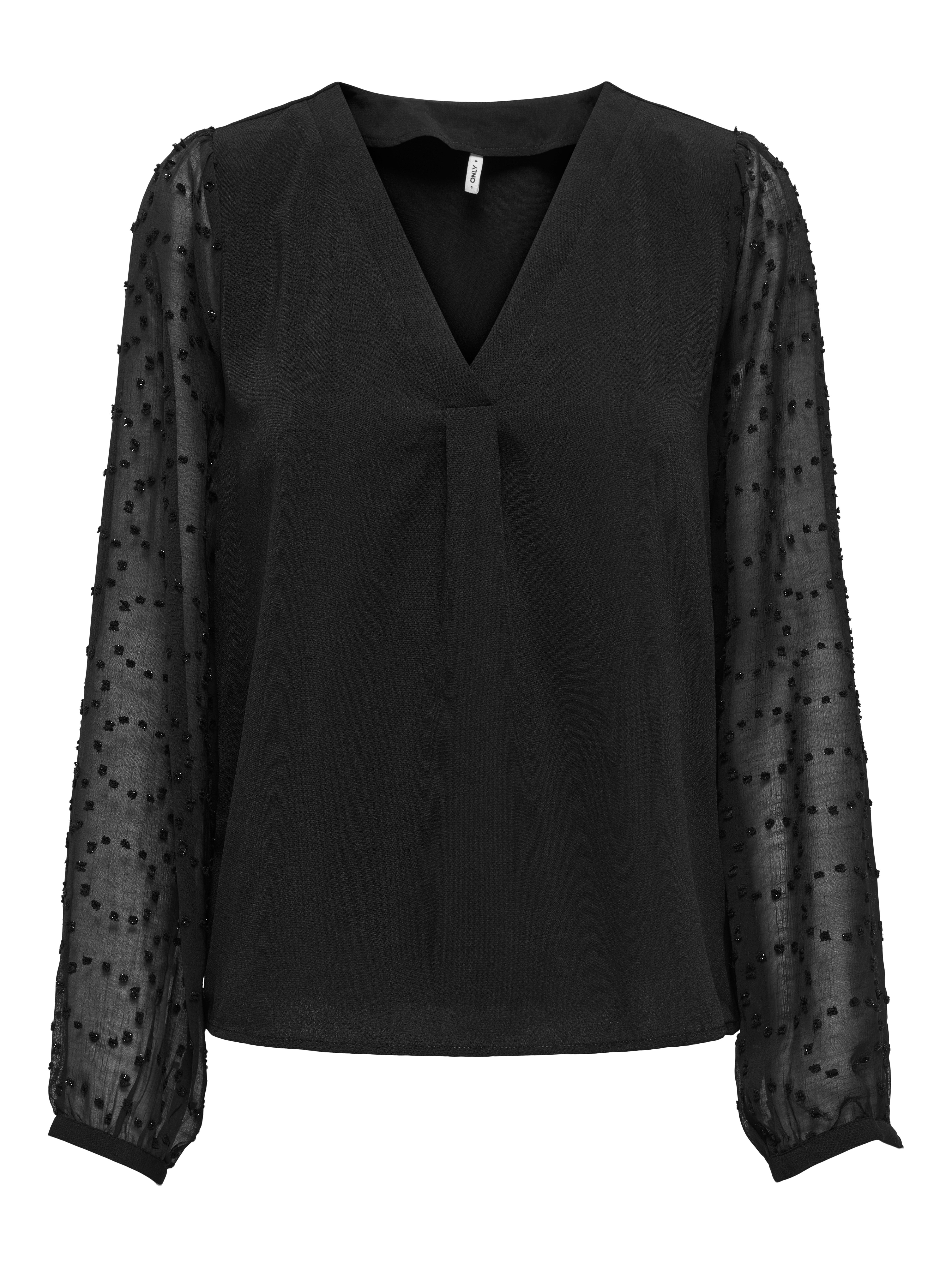 Only Shirtblouse ONLMASJA FR L/S V-NECK SHIRT CS PTM