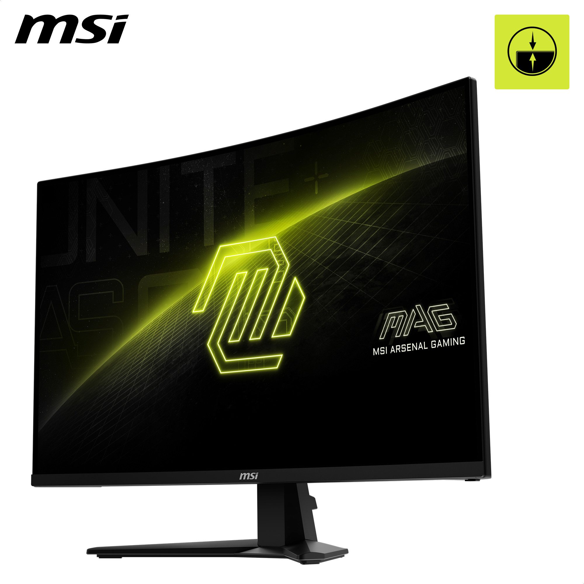 MSI Gaming-monitor MAG 276CPXF, 69 cm / 27", Full HD, 5-weg joystick navigatie