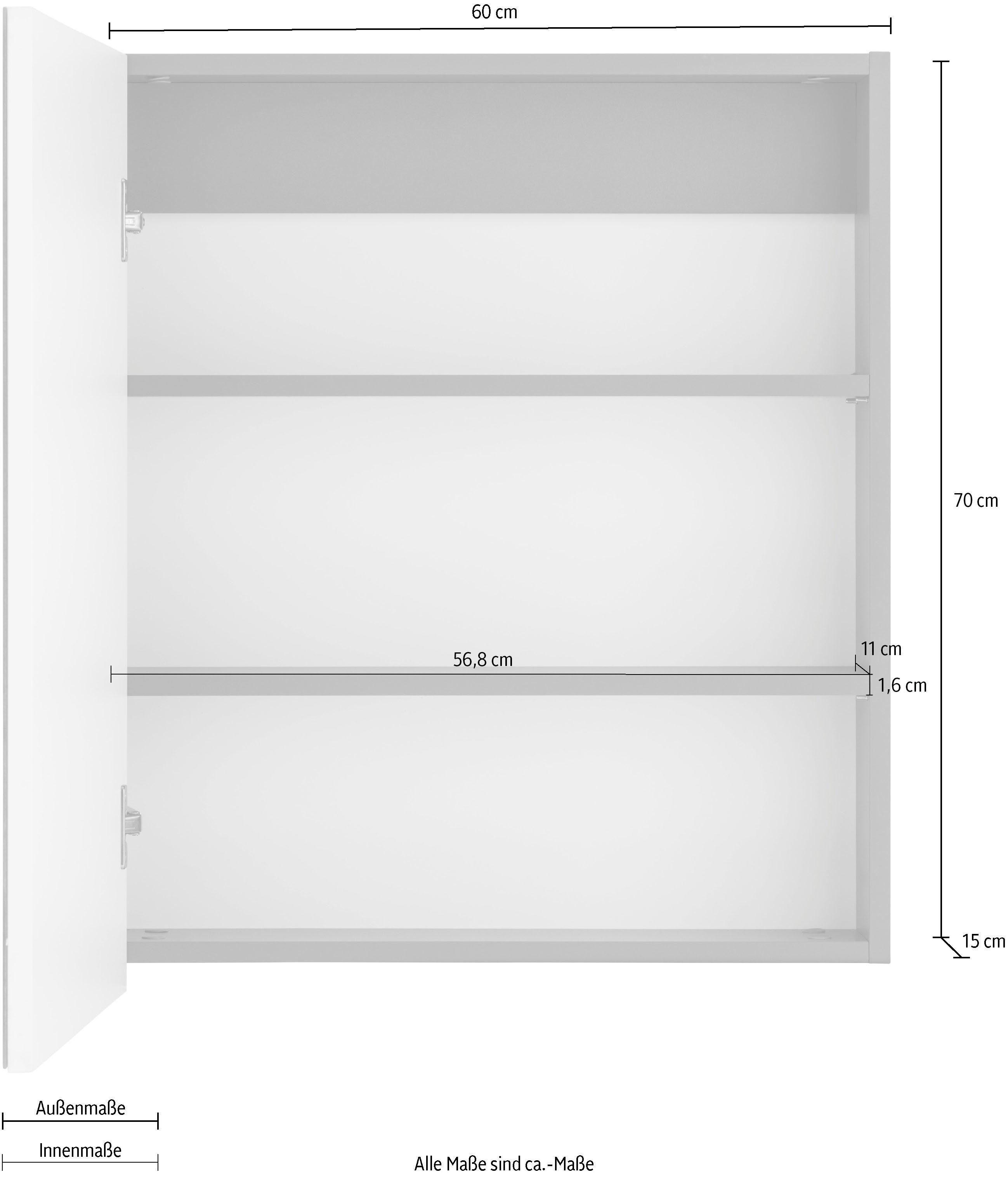 Home affaire Spiegelkast Wisla Breedte 60 cm