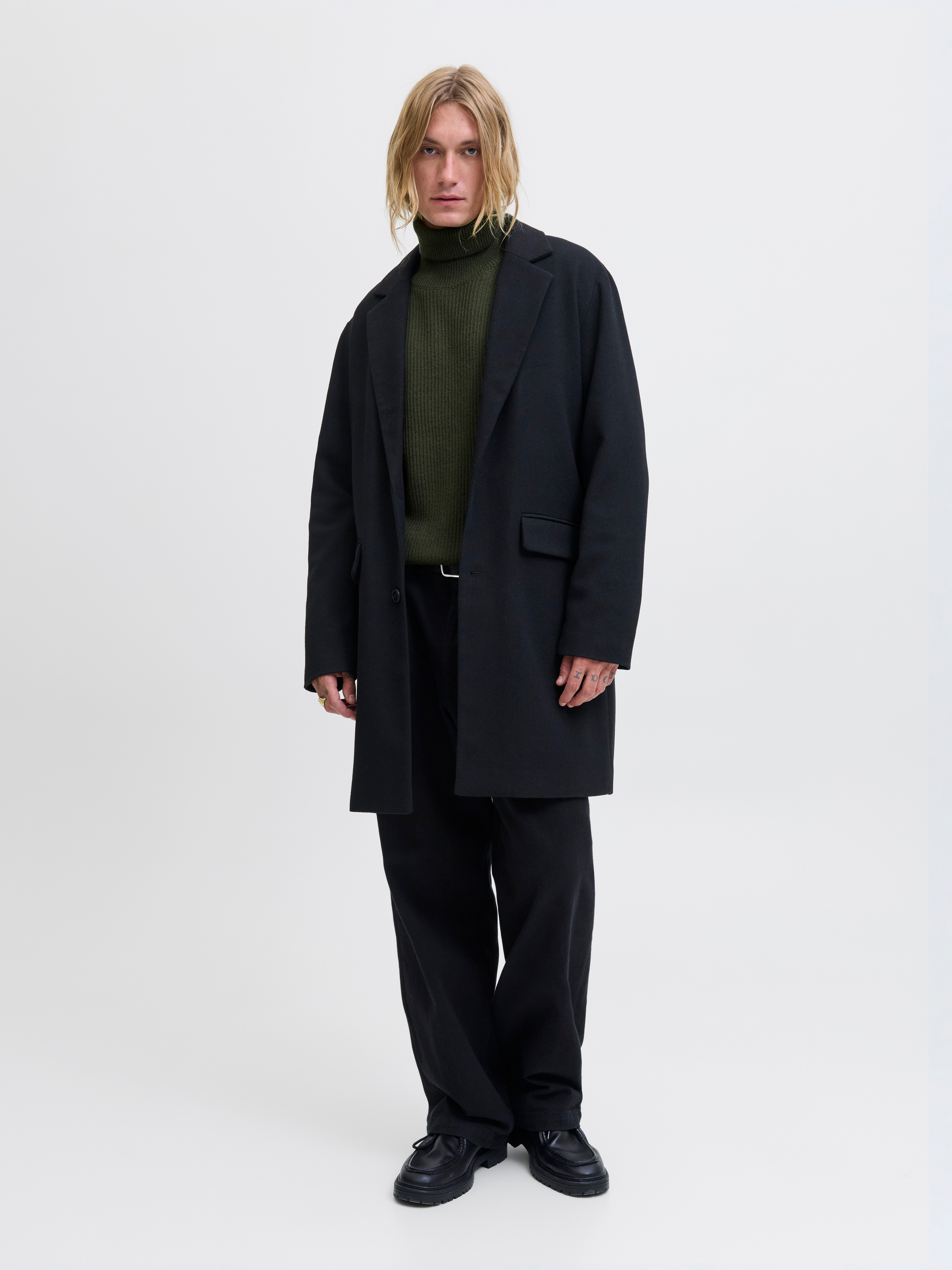 Jack & Jones Coltrui JJPANNEL KNIT ROLL NECK AW25