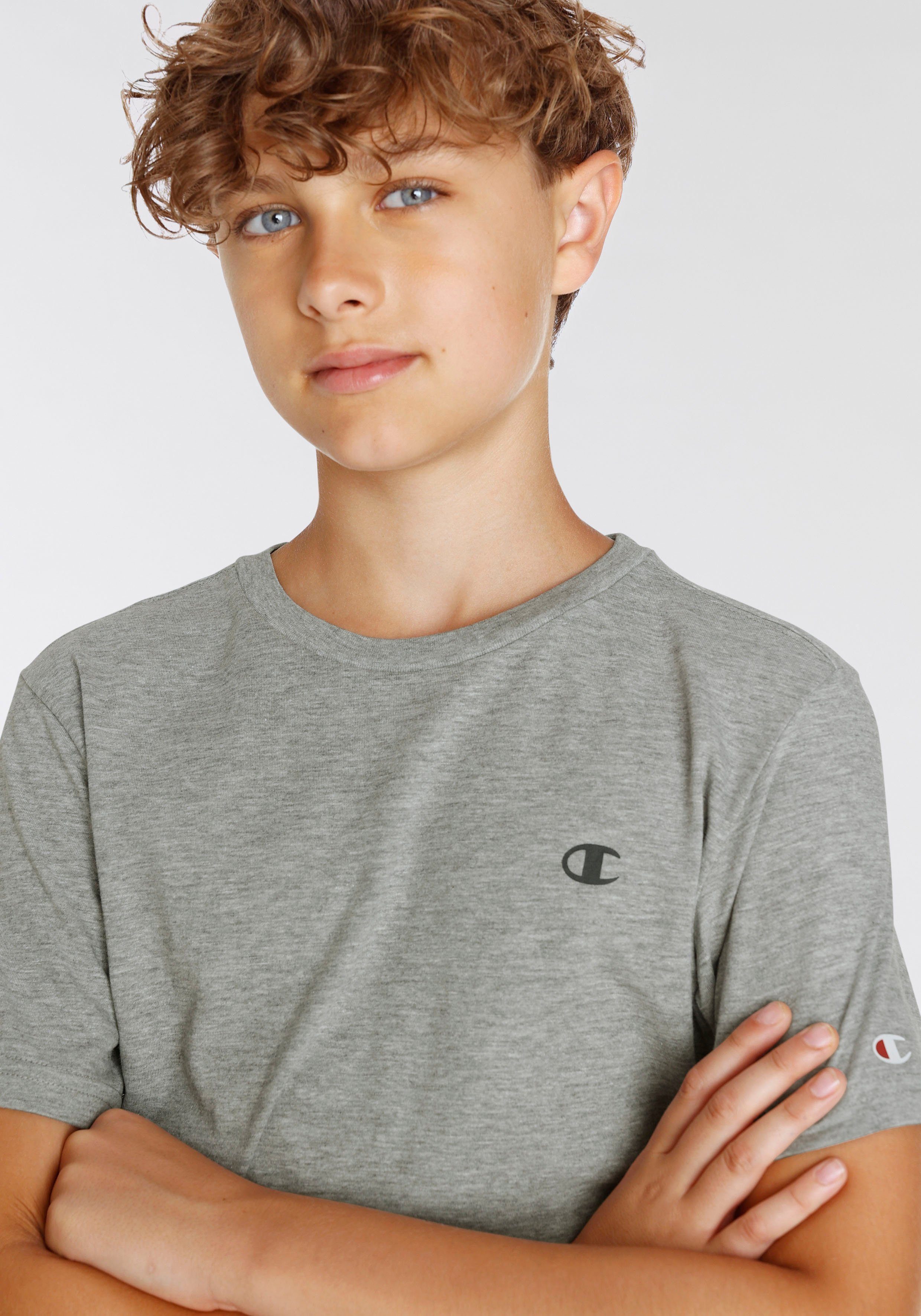 Champion T-shirt Basic 2pack Crew-Neck - voor kinderen (set, 2-delig)