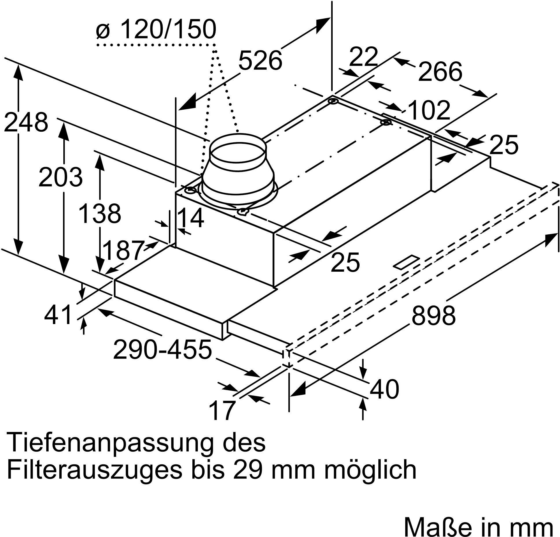 BOSCH Vlakscherm-afzuigkap DFL094A51