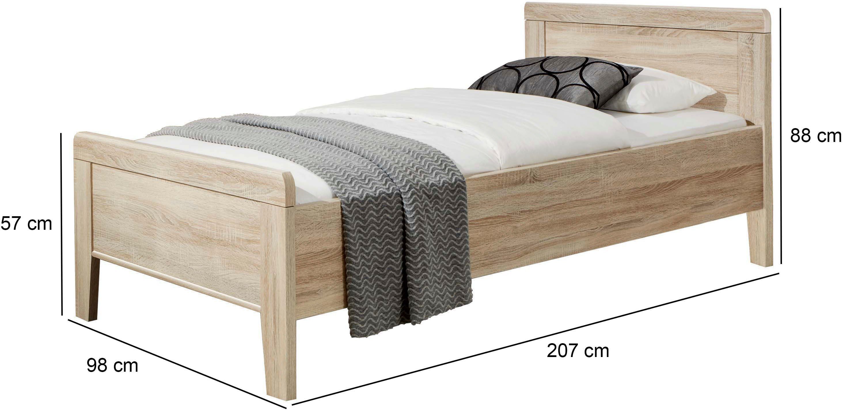 WIEMANN Houten bed MERAN in comforthoogte