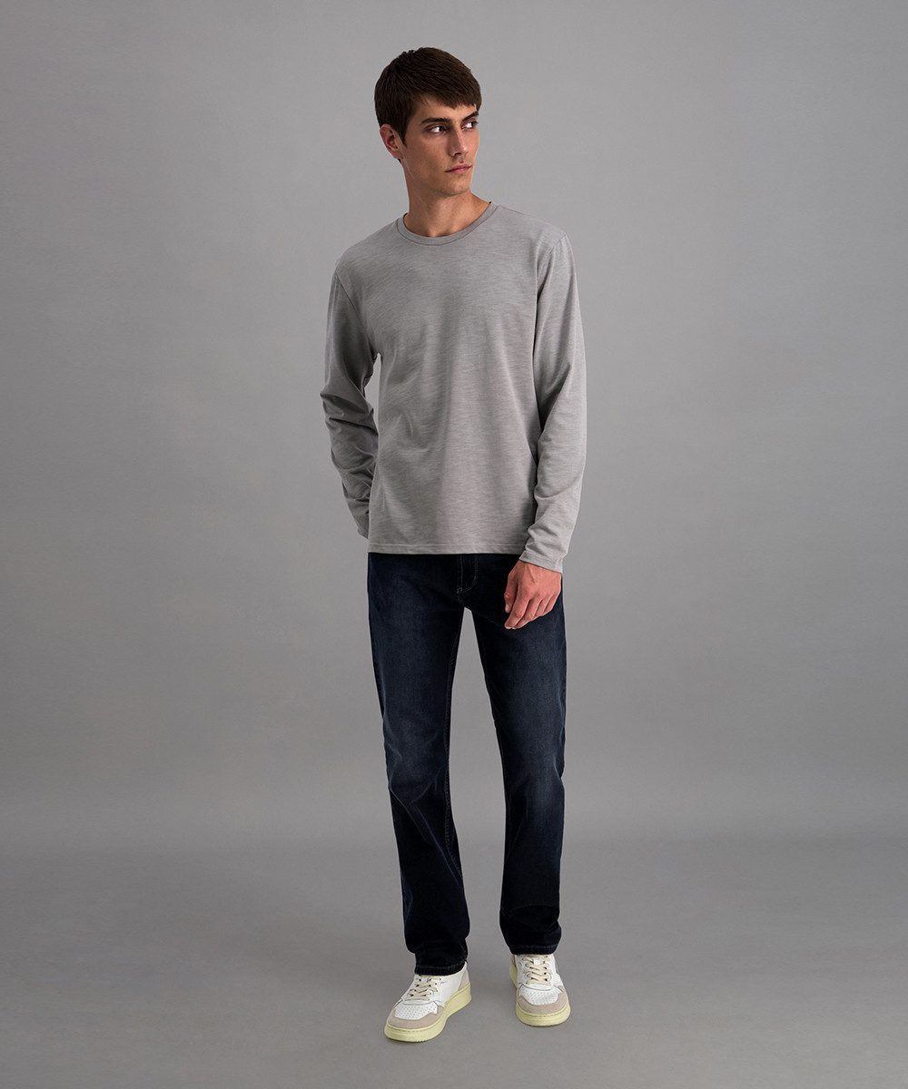 Pioneer Authentic Jeans Shirt met lange mouwen in normale pasvorm