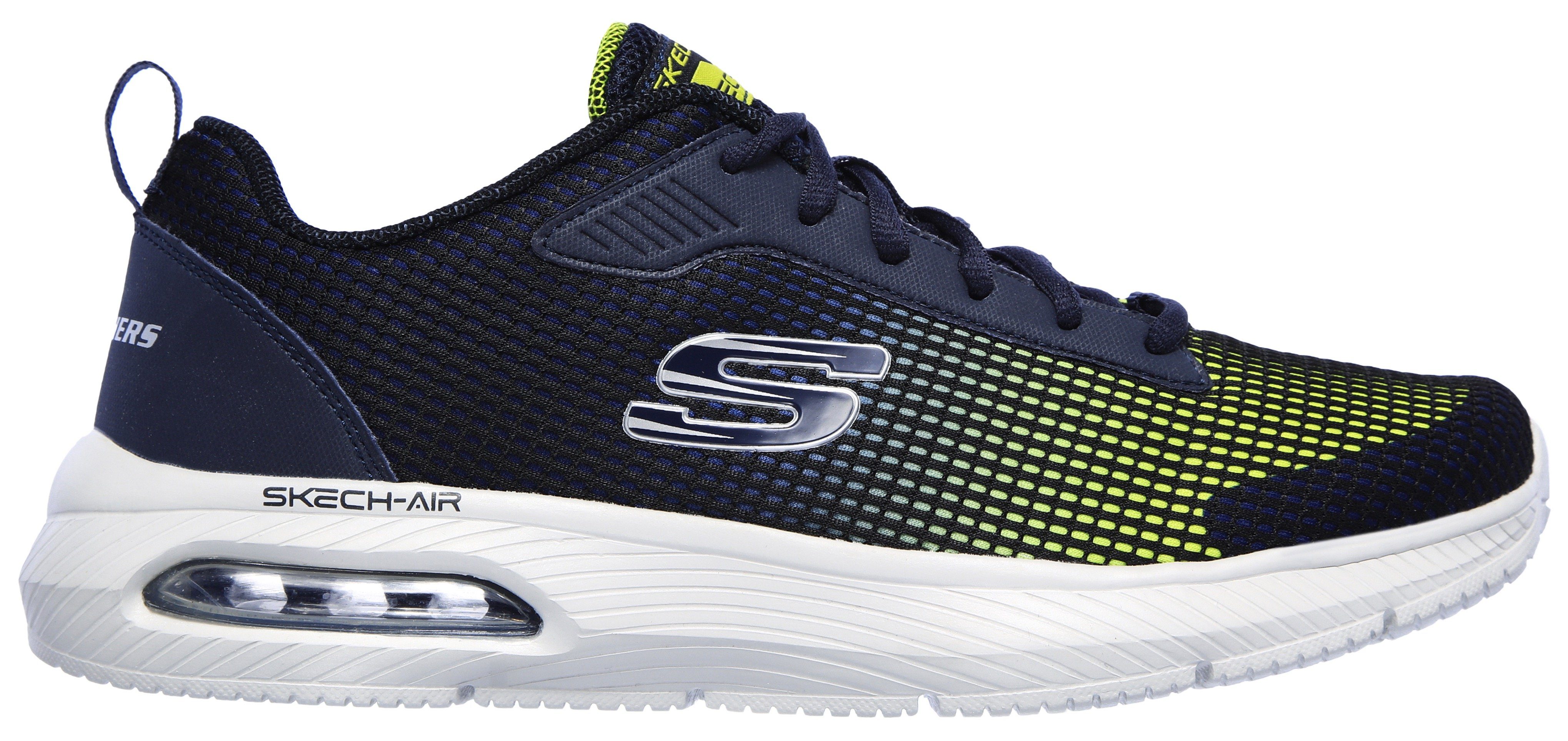 Skechers Sneakers DYNA-AIR-BLYCE met kleurverloop, vrijetijdsschoen, lage schoen, veterschoen