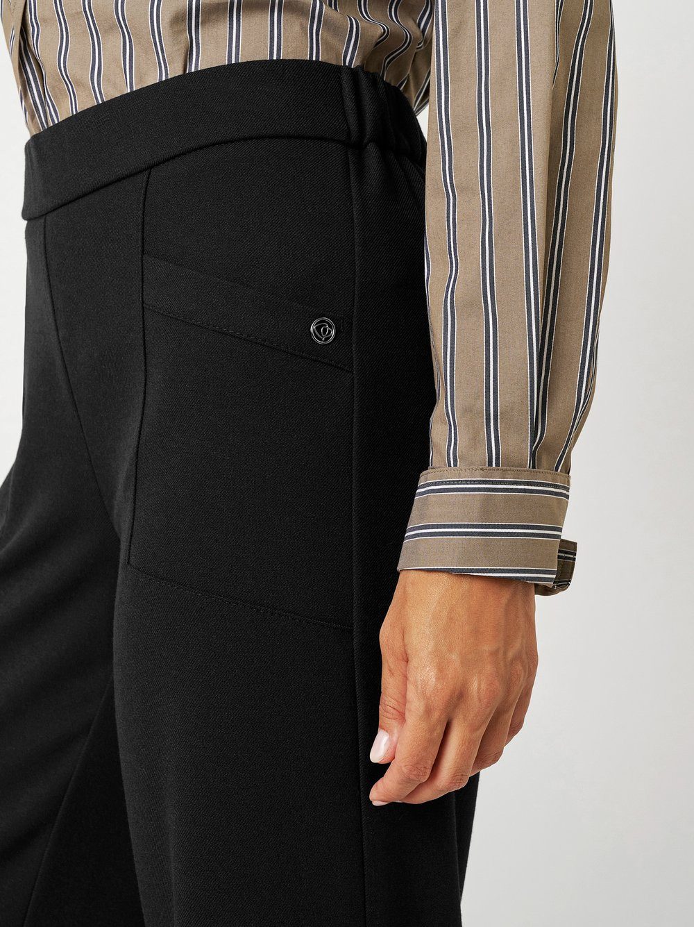 TONI Comfortbroek Sue Wide Chic 7/8 met elastische taille