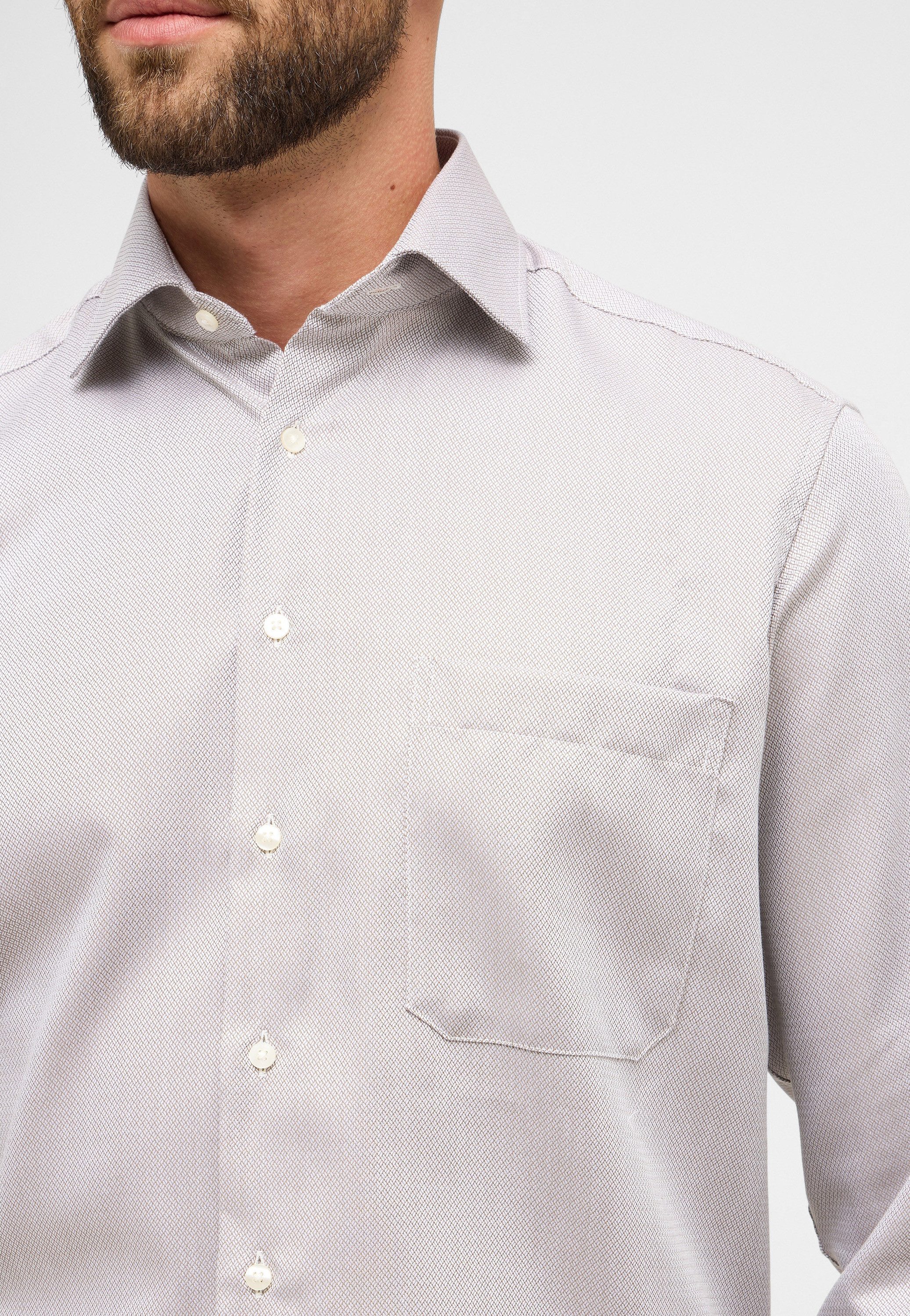Eterna Overhemd met lange mouwen Comfort fit
